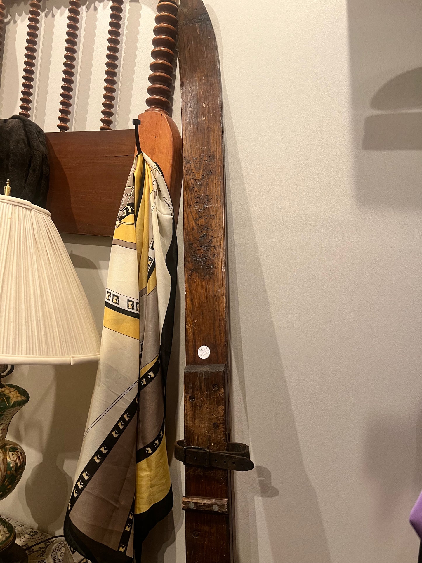 Vintage Wooden Skis