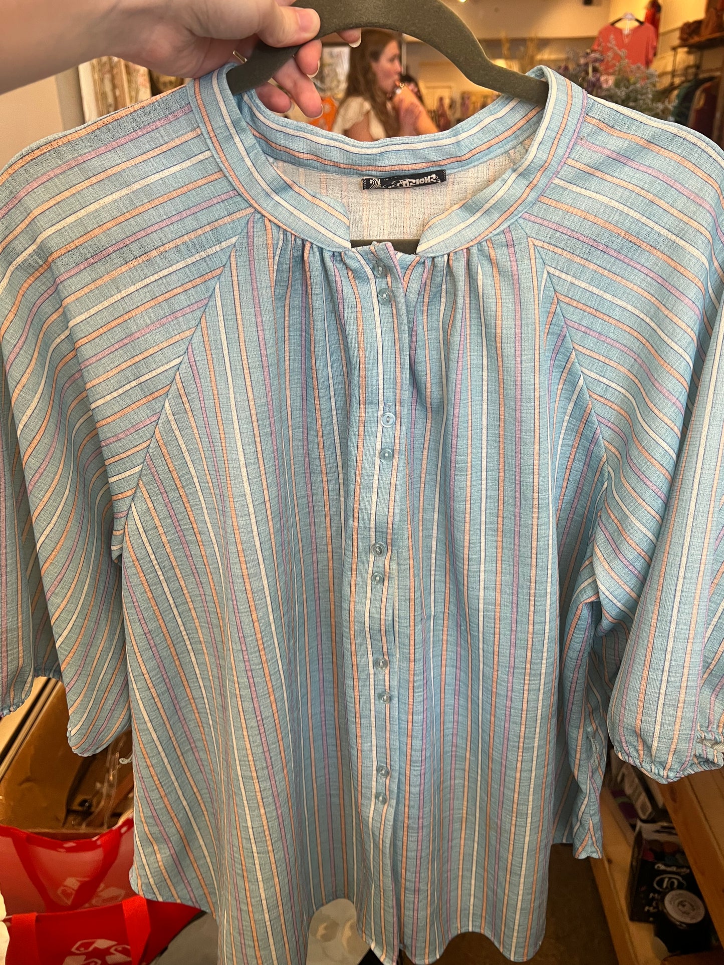 70s Illusions of California Stripe Top