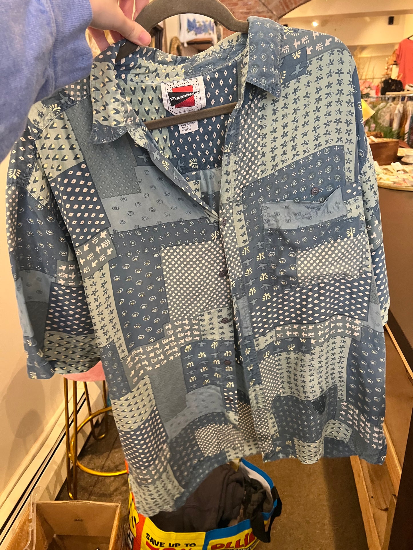 80s Men's Reputation Printed Shirt
