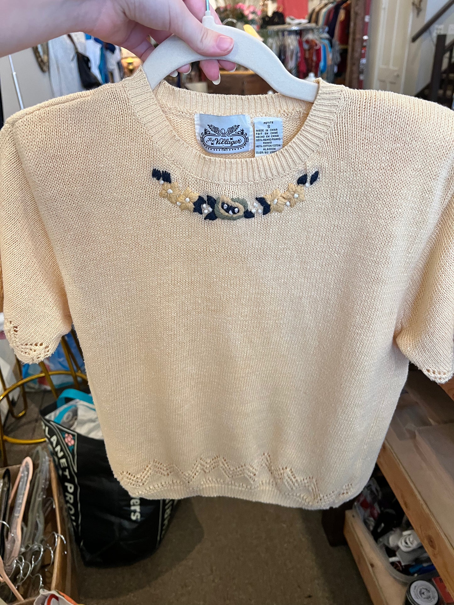 90s The Villager Sweater Top