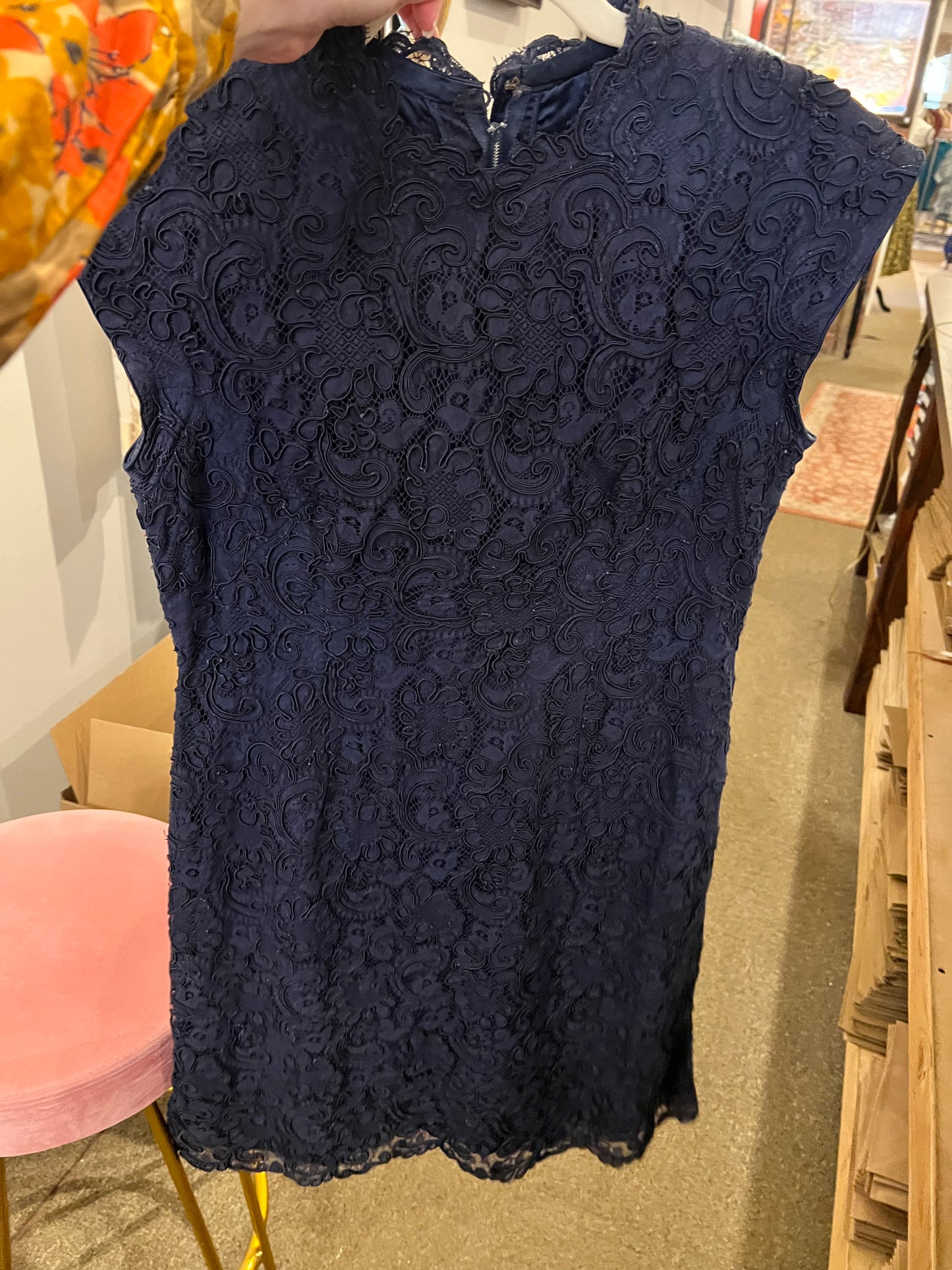 70s Lace Cocktail Dress