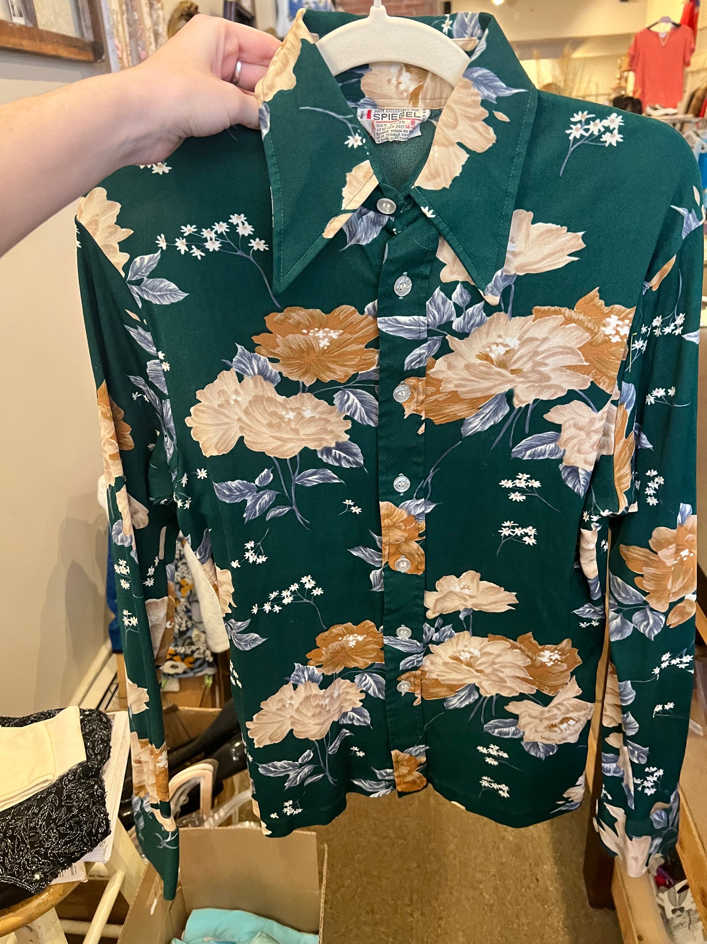 70s Speigel Floral Blouse