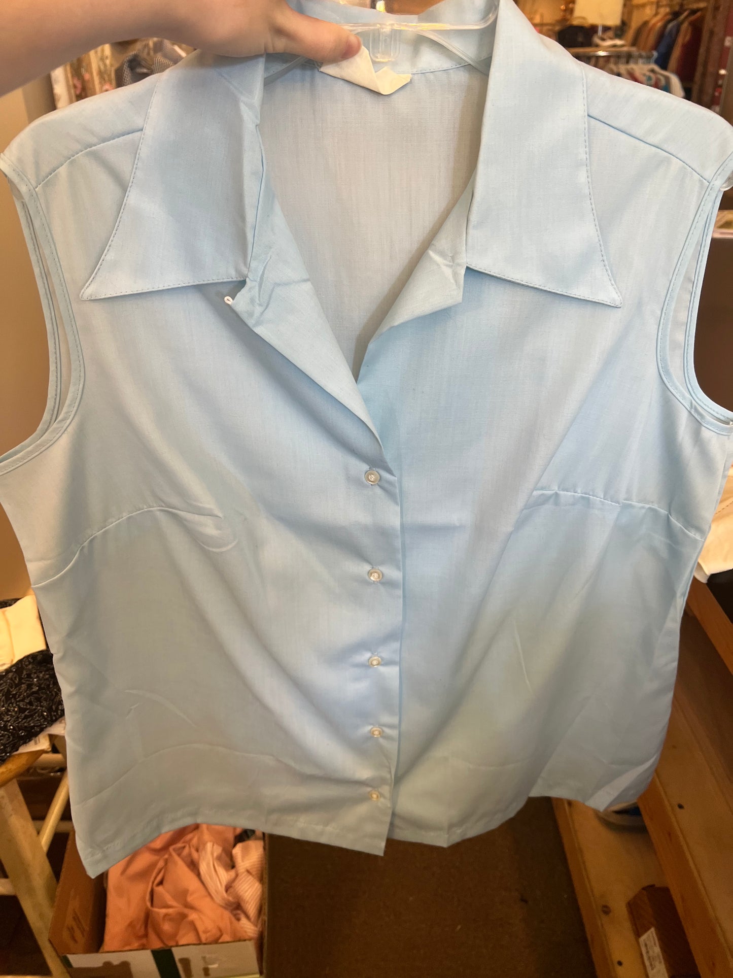 70s Sears Button Up Top