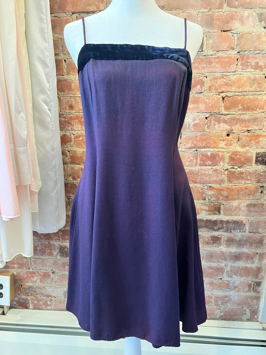 90s J.R. Nites by Caliendo Velvet Mini Dress