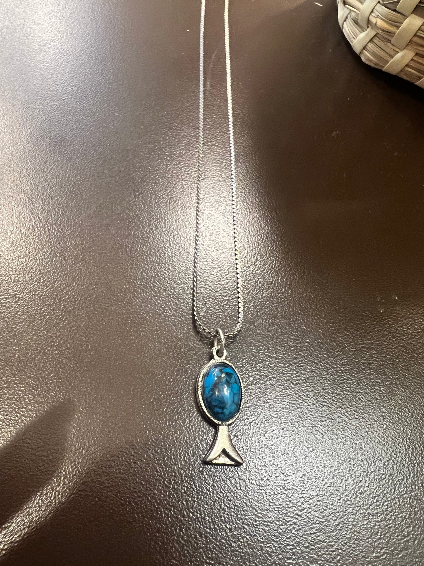 Turquoise Pendant Necklace
