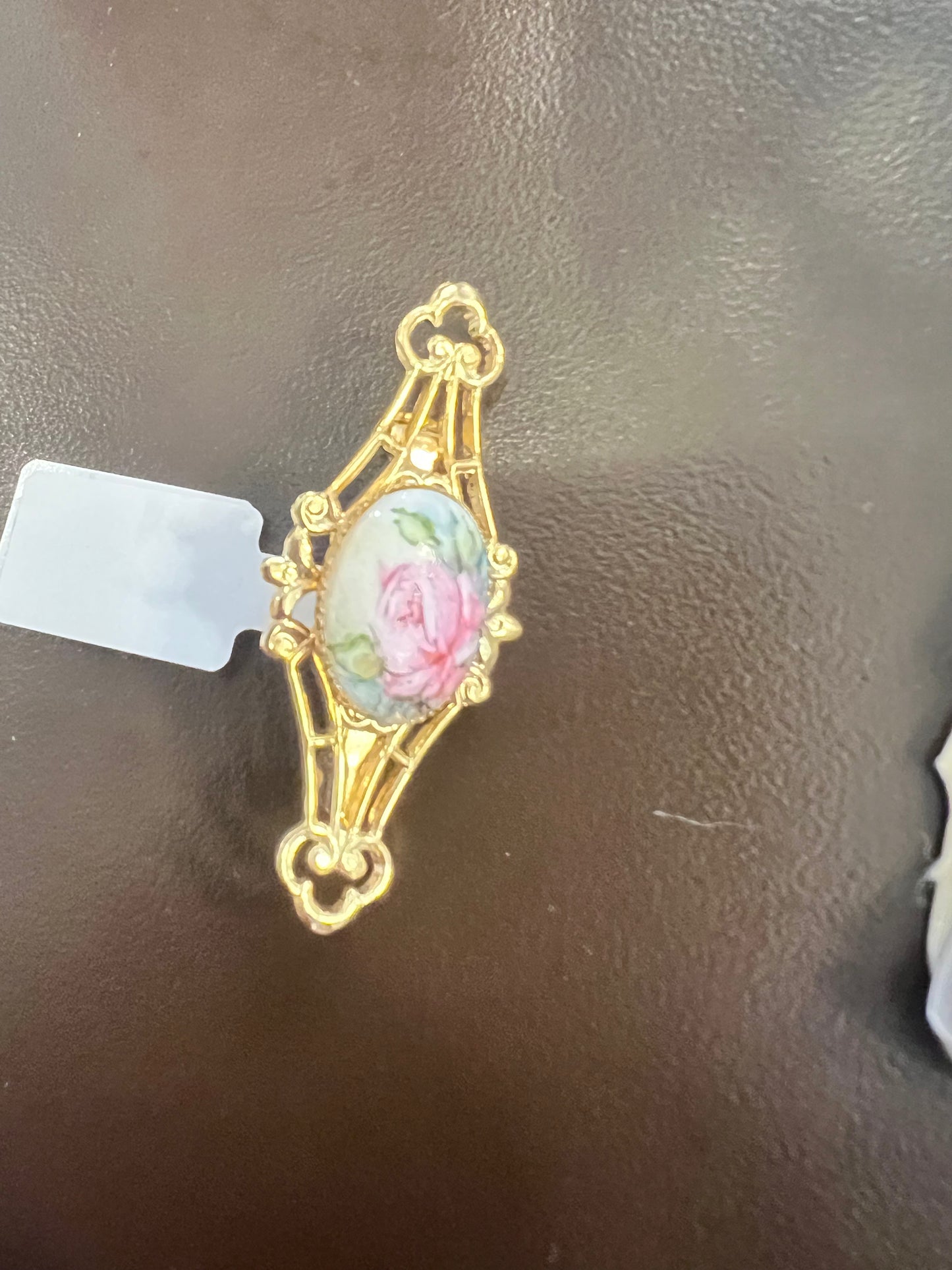 Floral Bar Brooch