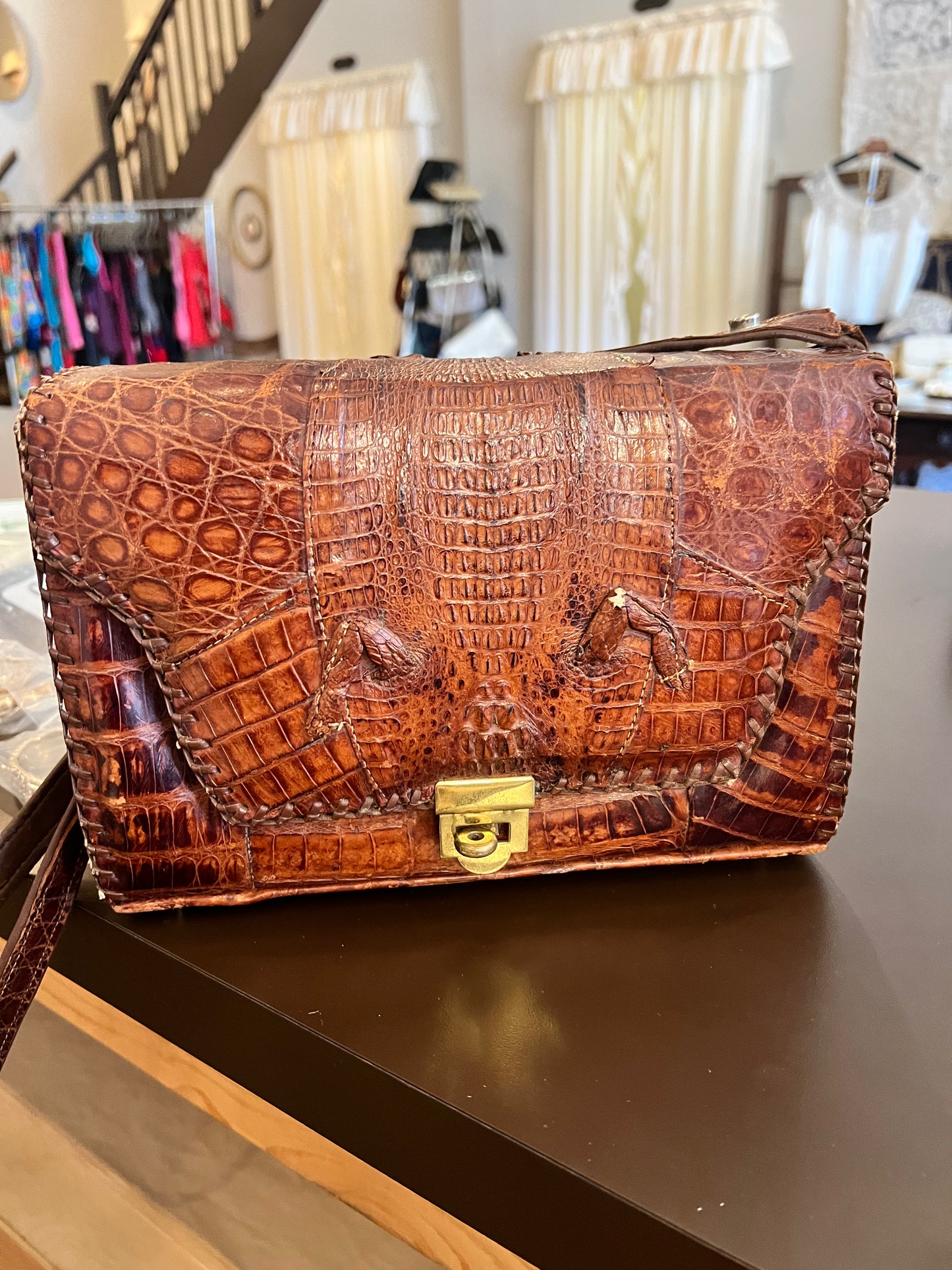 Genuine Alligator Purse