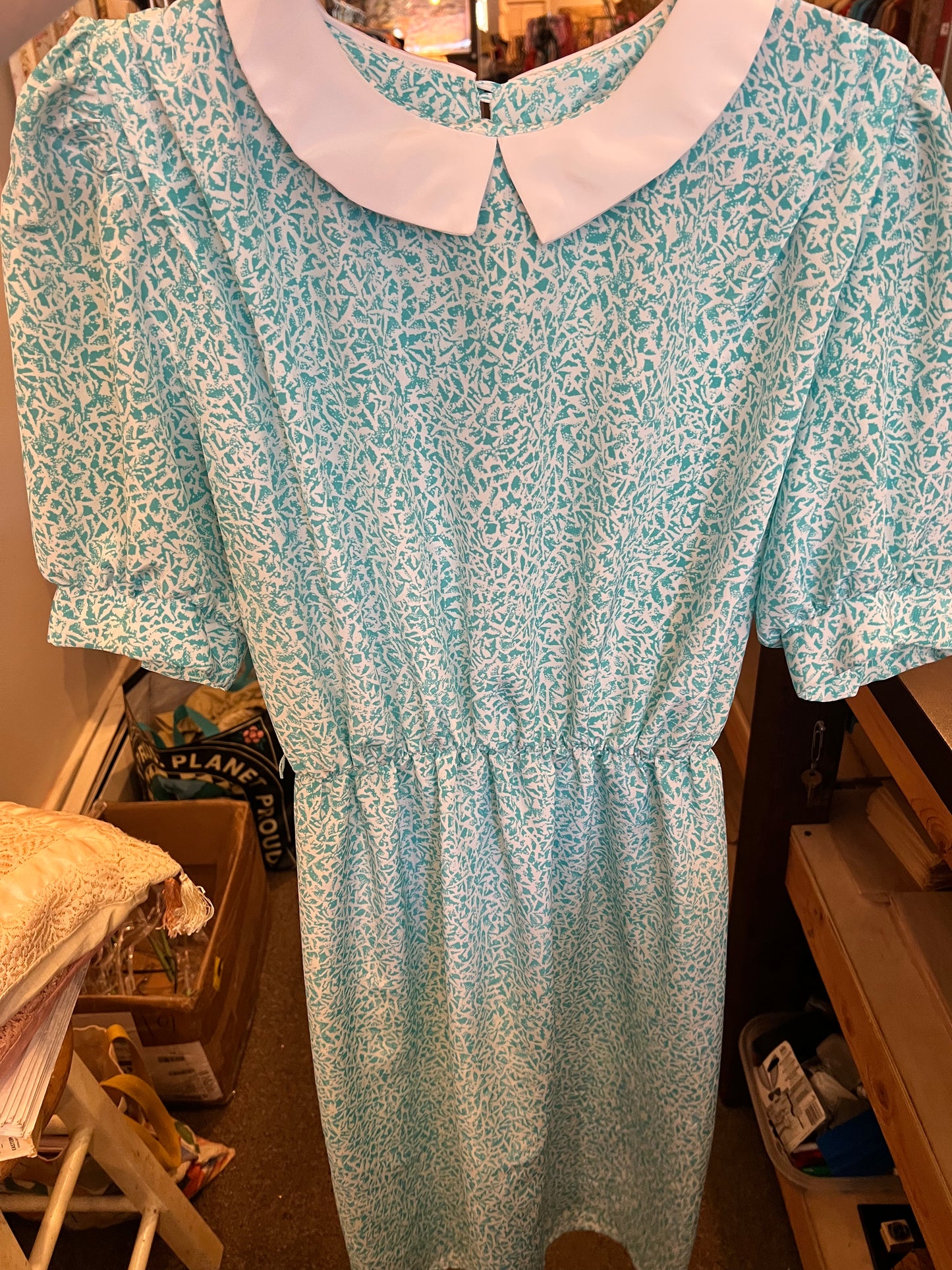 80s Perceptions Collared Dress