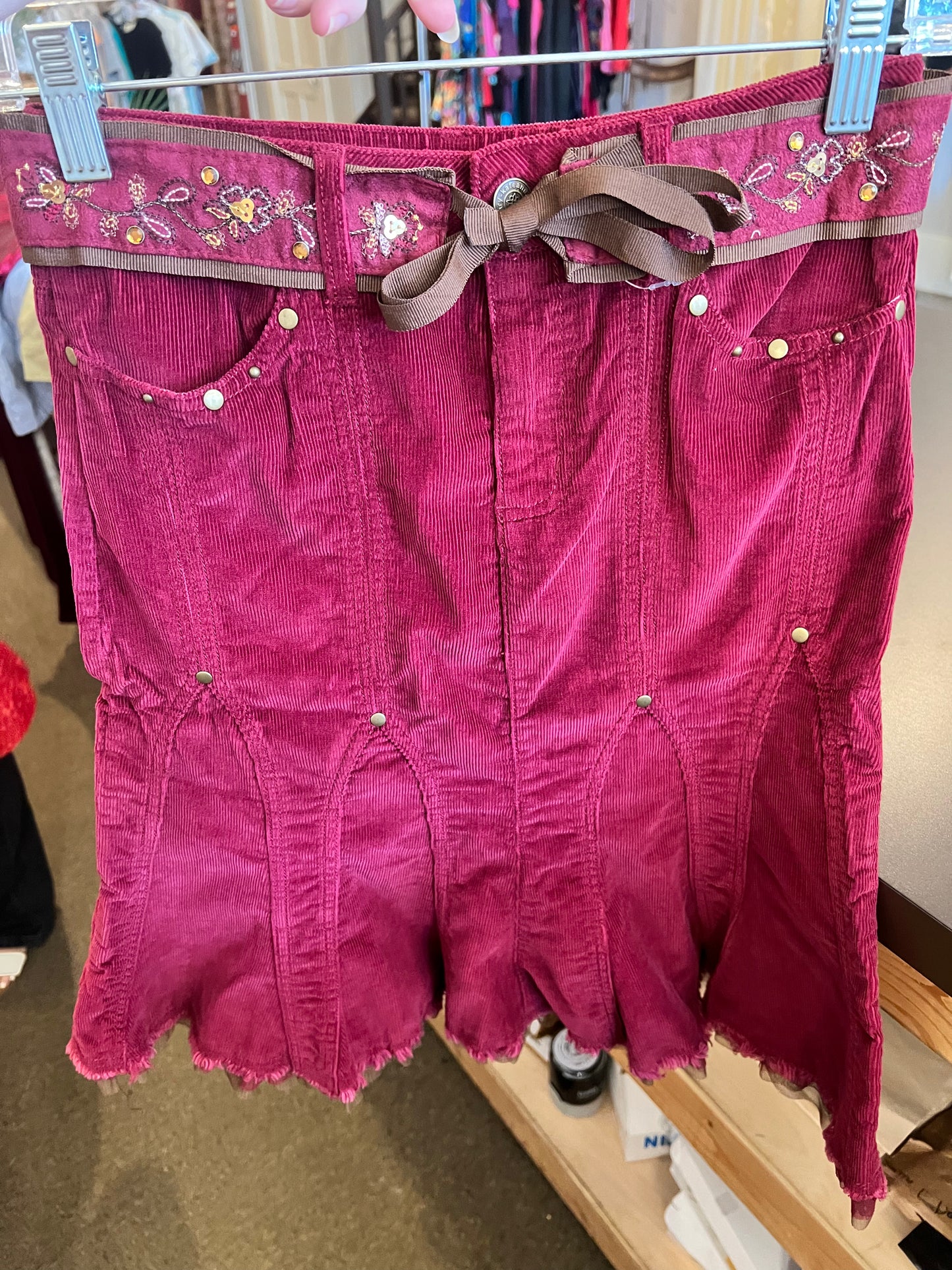 90s/2000s Mary Kate and Ashley Corduroy Skirt