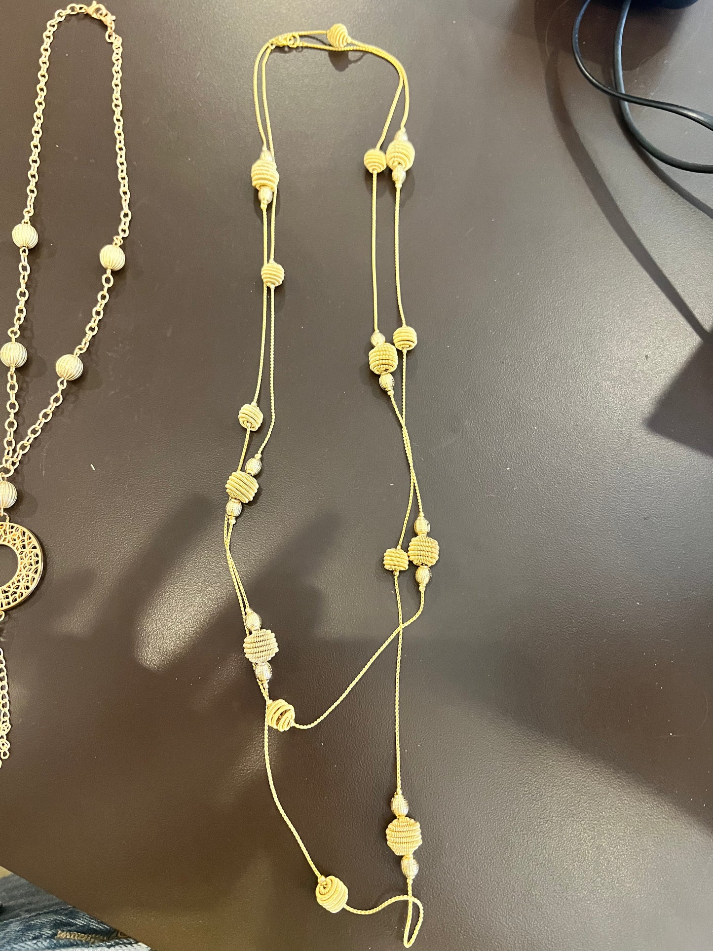 Gold Tone Layering Necklace