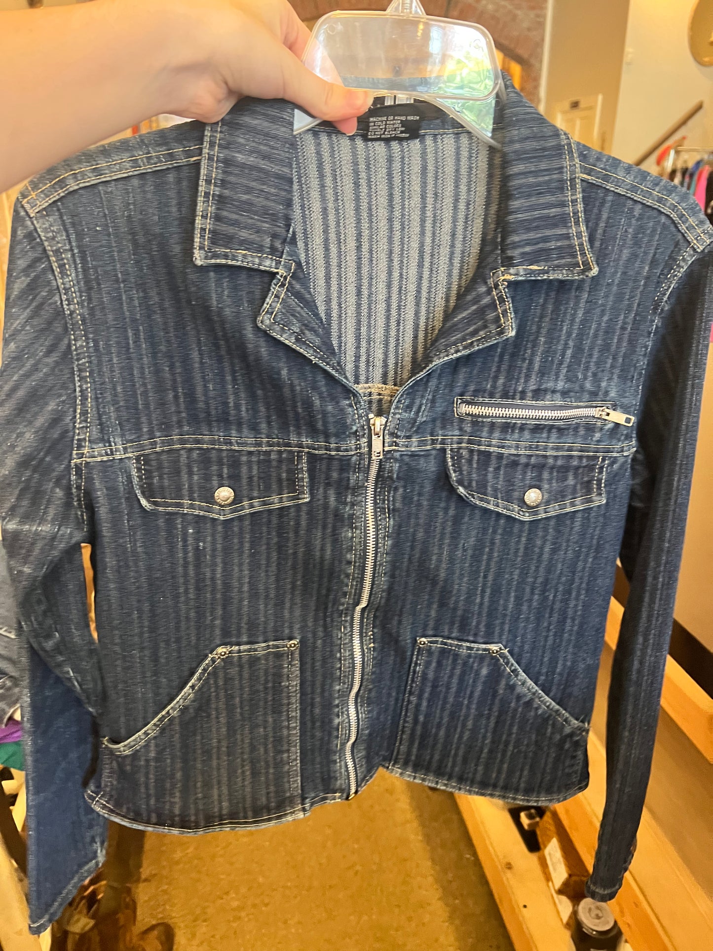 90s/2000s Star Jeans Jean Jacket