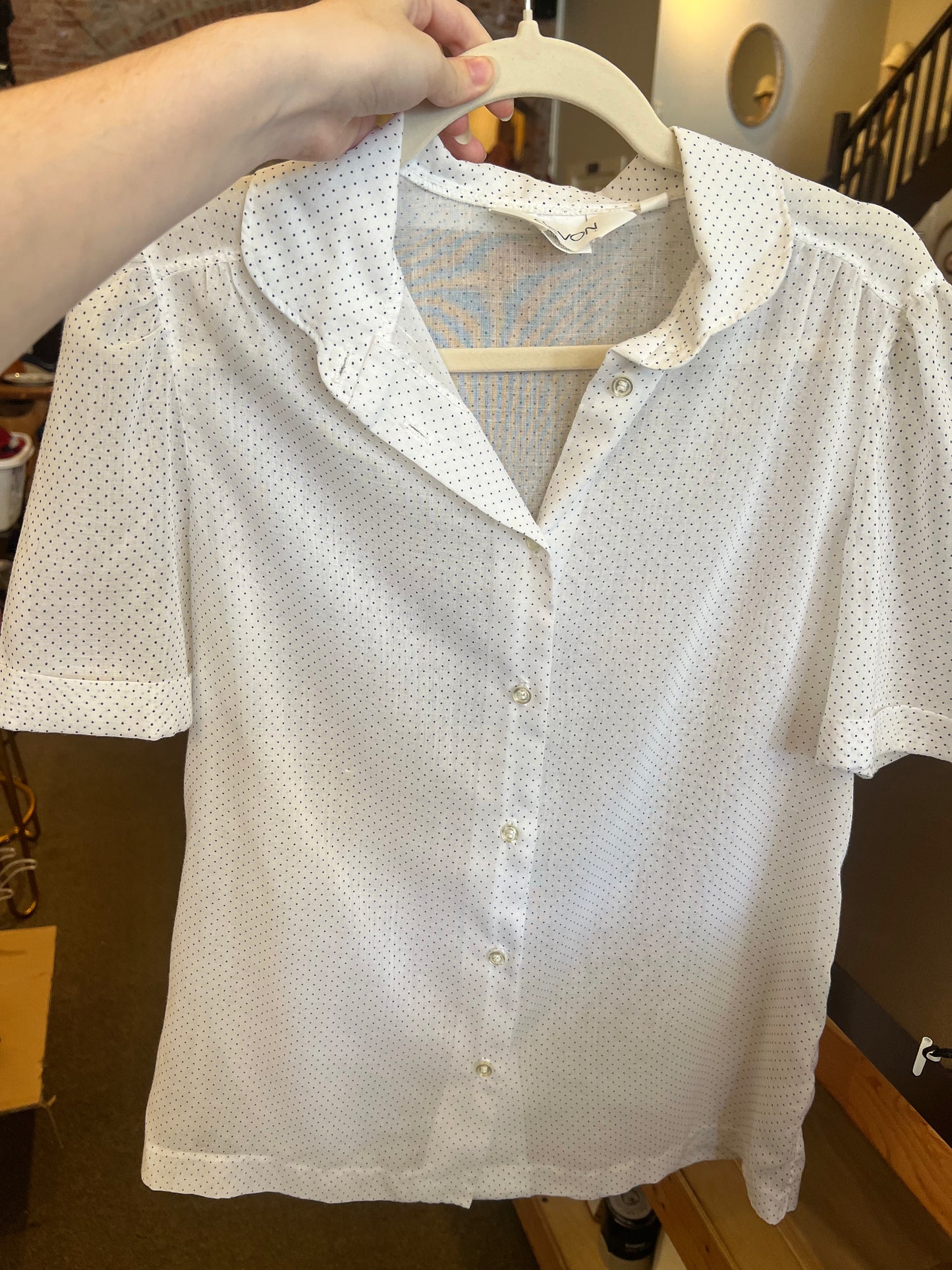 80s Devon Polka Dot Top