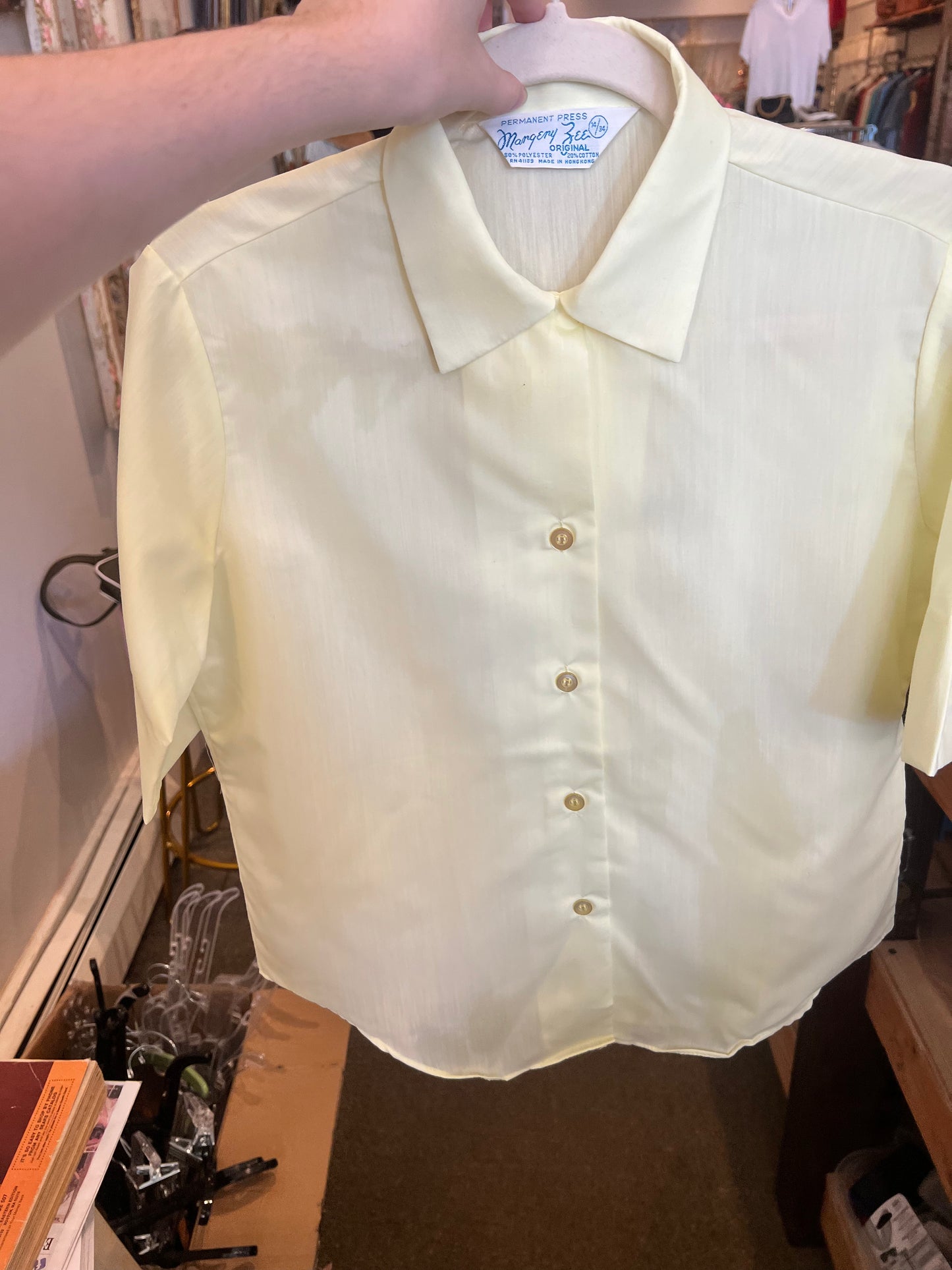 60s/70s Margery Zee Button Up Top