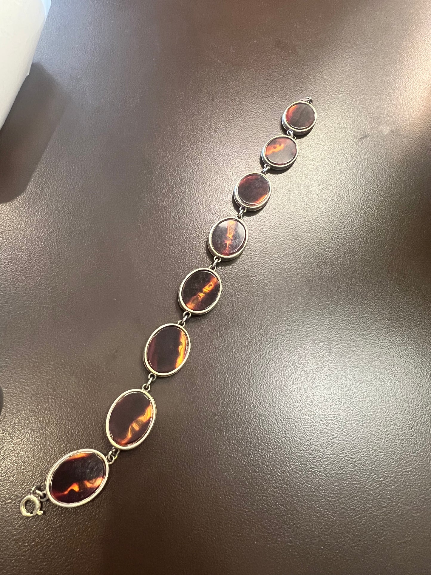 Amber Tortoise Shell Bracelet