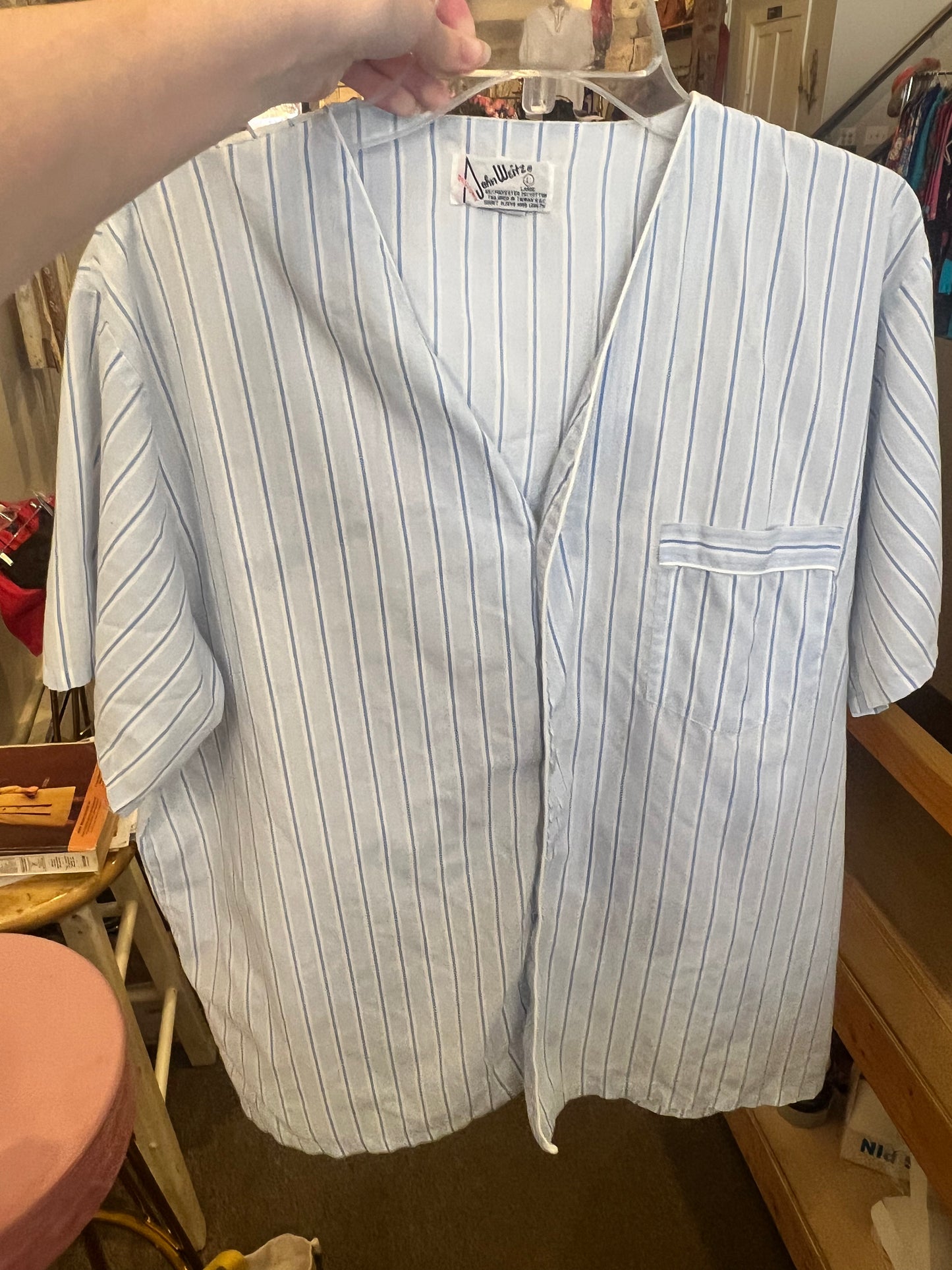 70s John Weitz Design Striped Shirt
