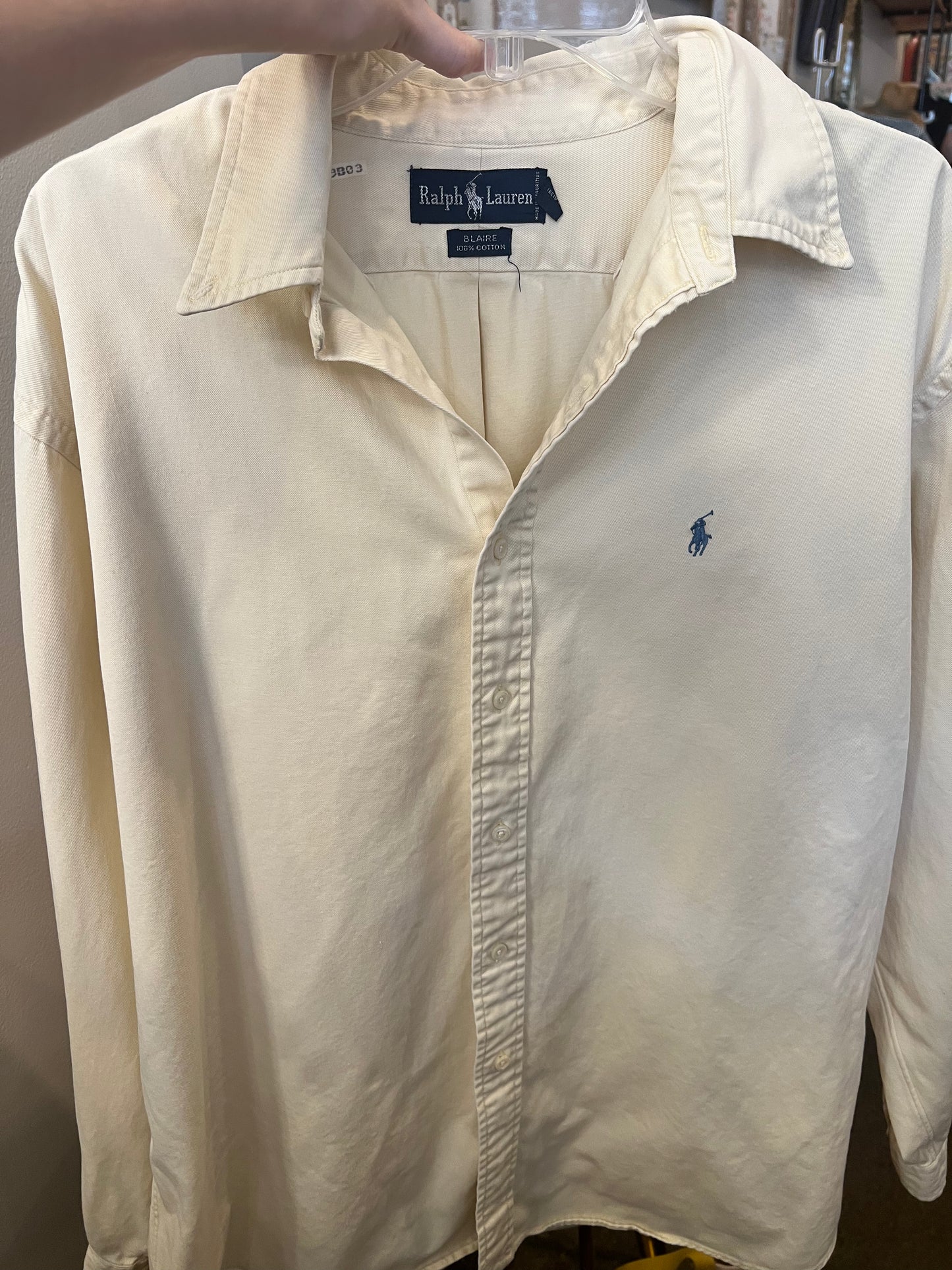 90s Ralph Lauren Button Down Mens Shirt