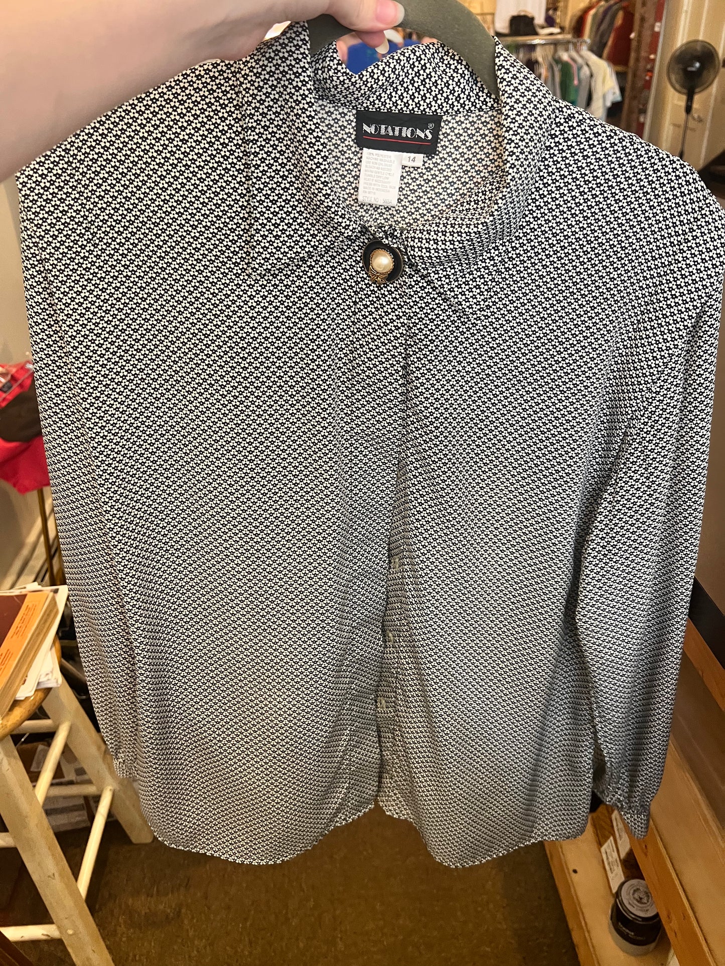90s Notations Blouse