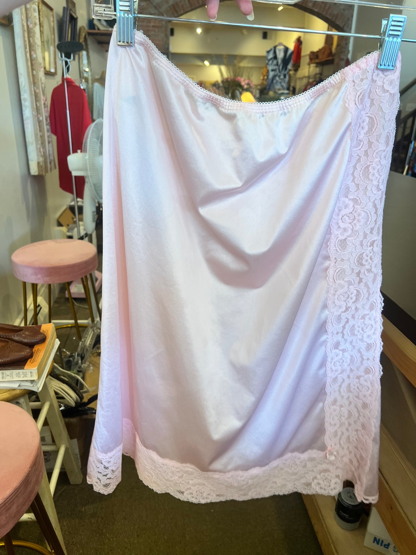 80s Ashley Taylor Slip Skirt