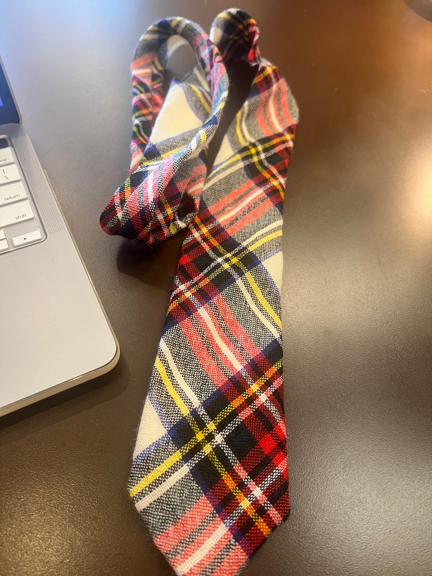 Vintage Gael Scotland Plaid Wool Tie