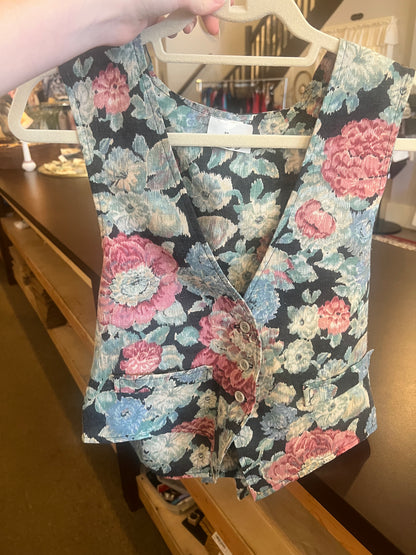 80s JBJ Floral Vest