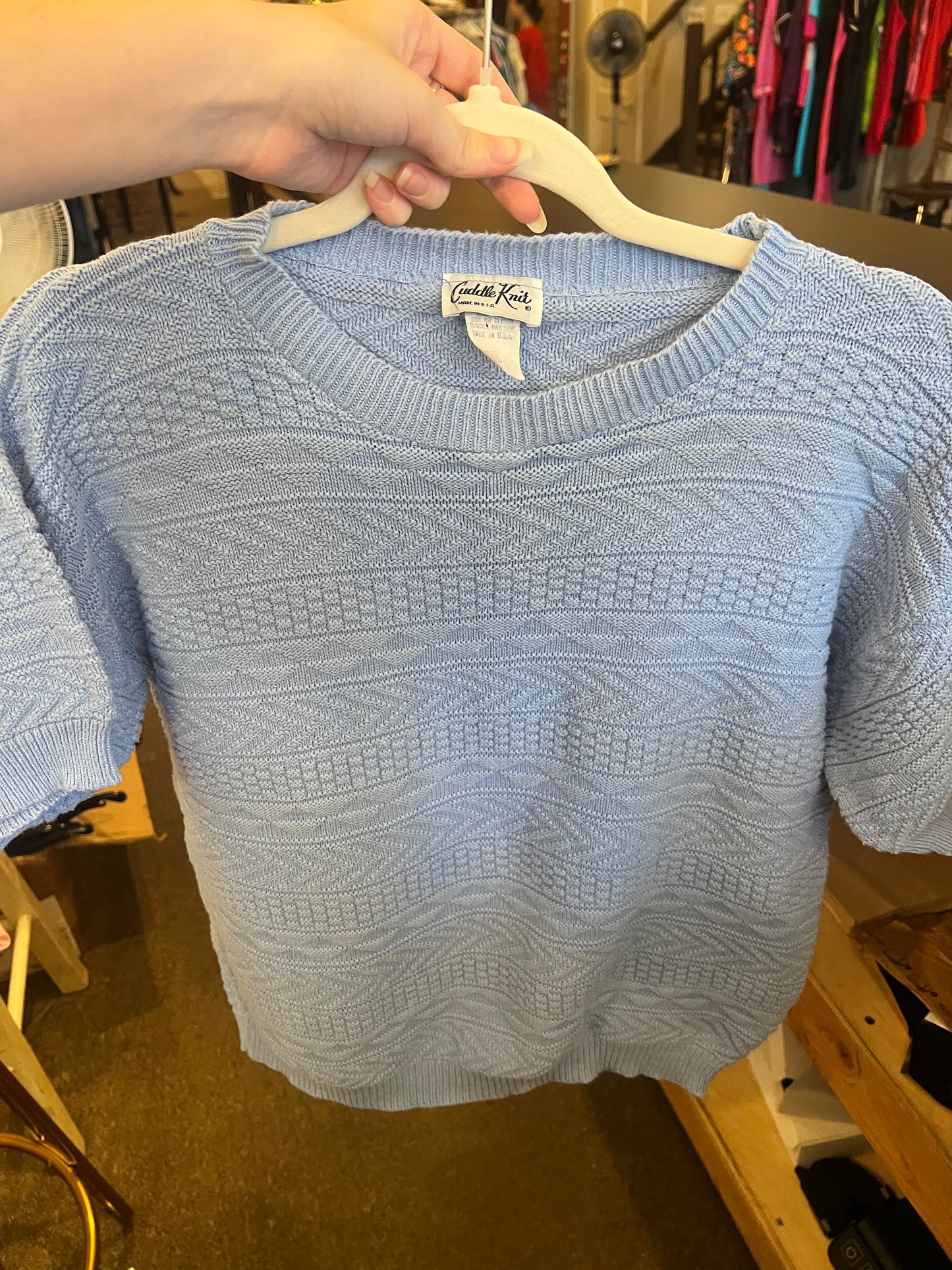 80s Cuddle Knit Top