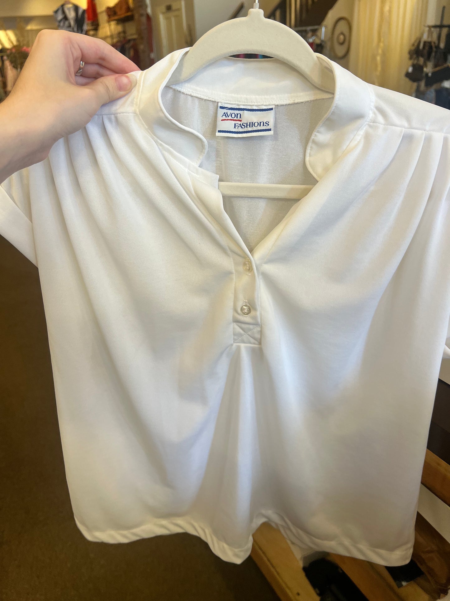 80s Avon Fashion Short Sleeve Top