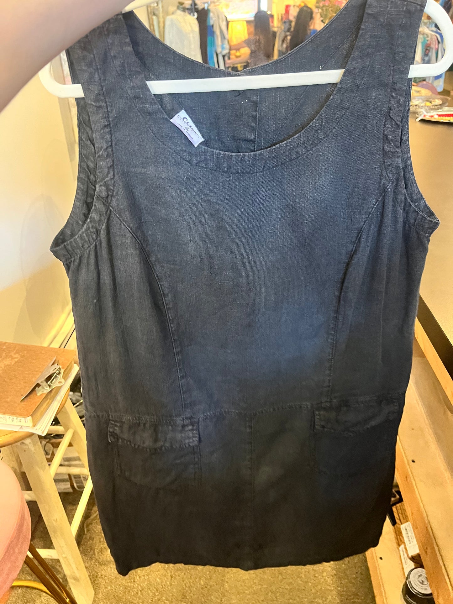 90s Click Linen Dress