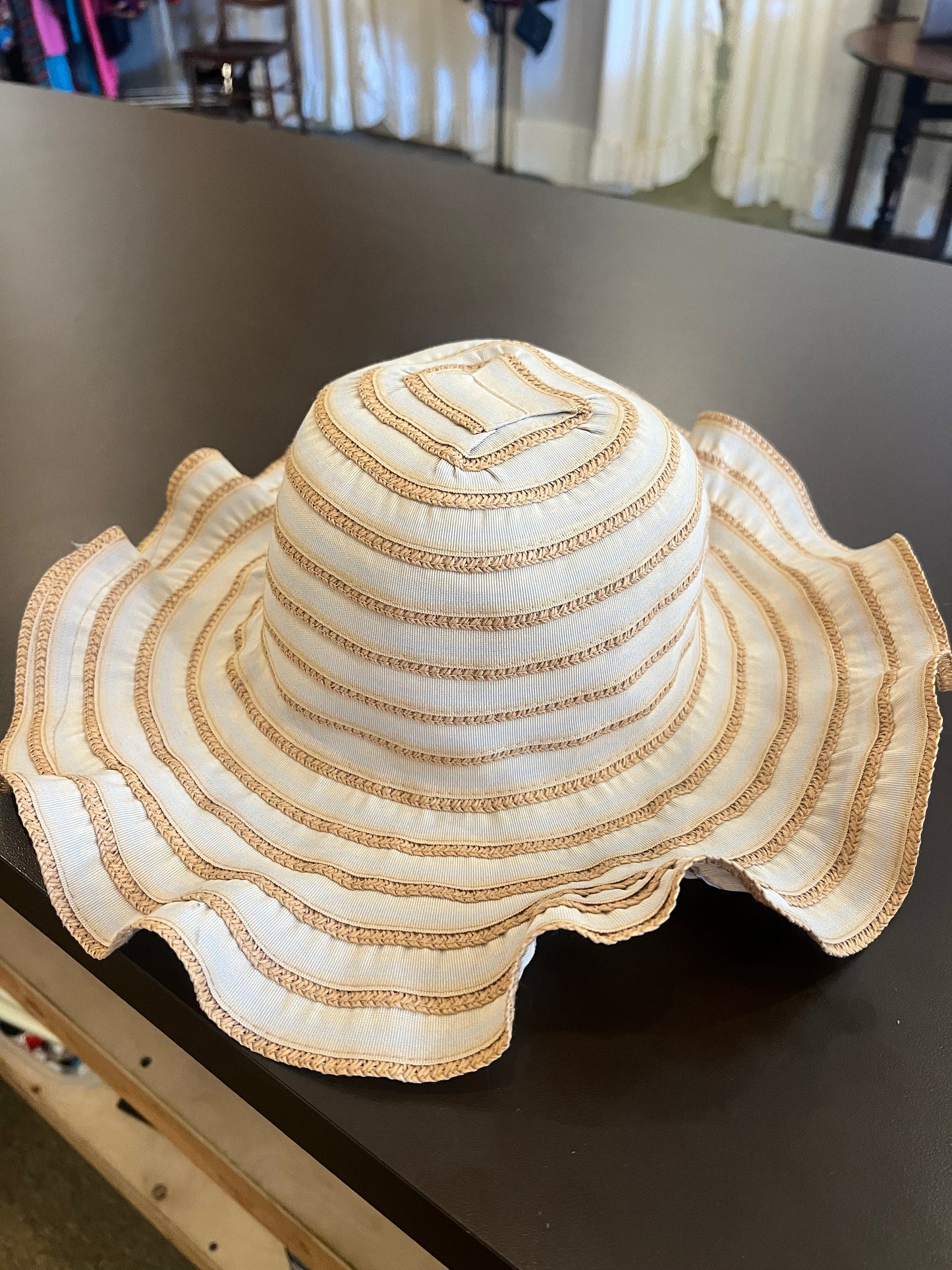 Vintage Wide Brim Sun Hat