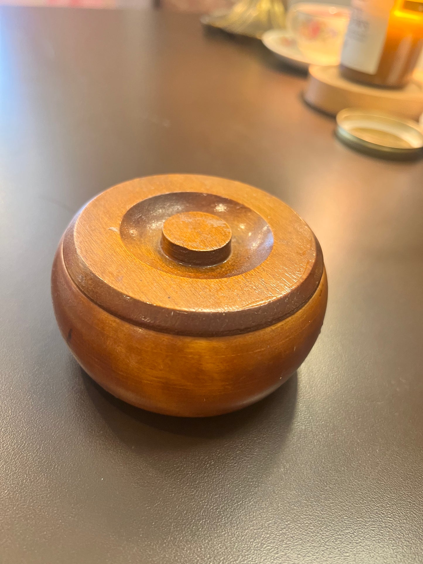 Vintage Wooden Trinket Box