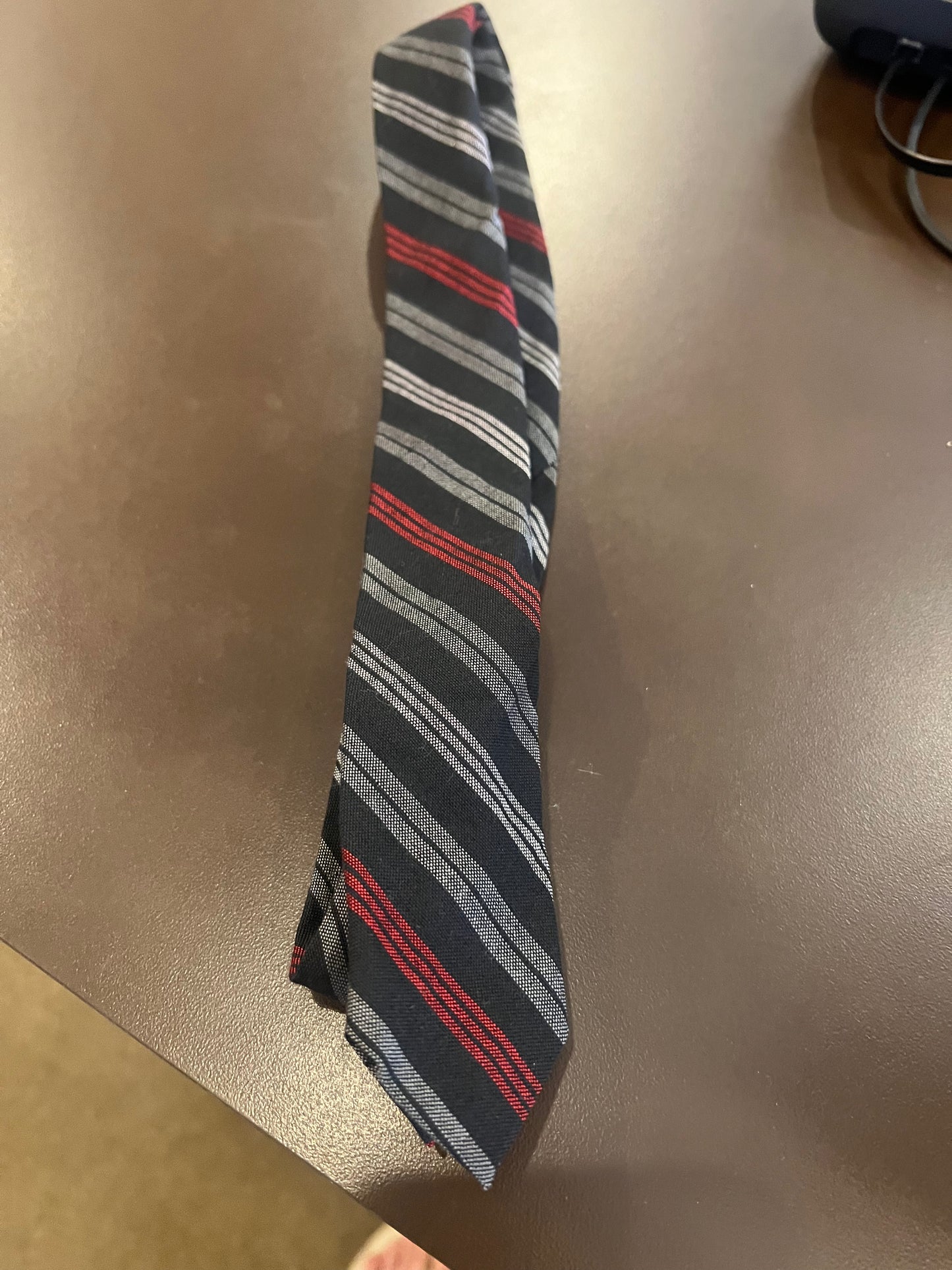 Vintage Superba Diagonal Stripe Skinny Tie