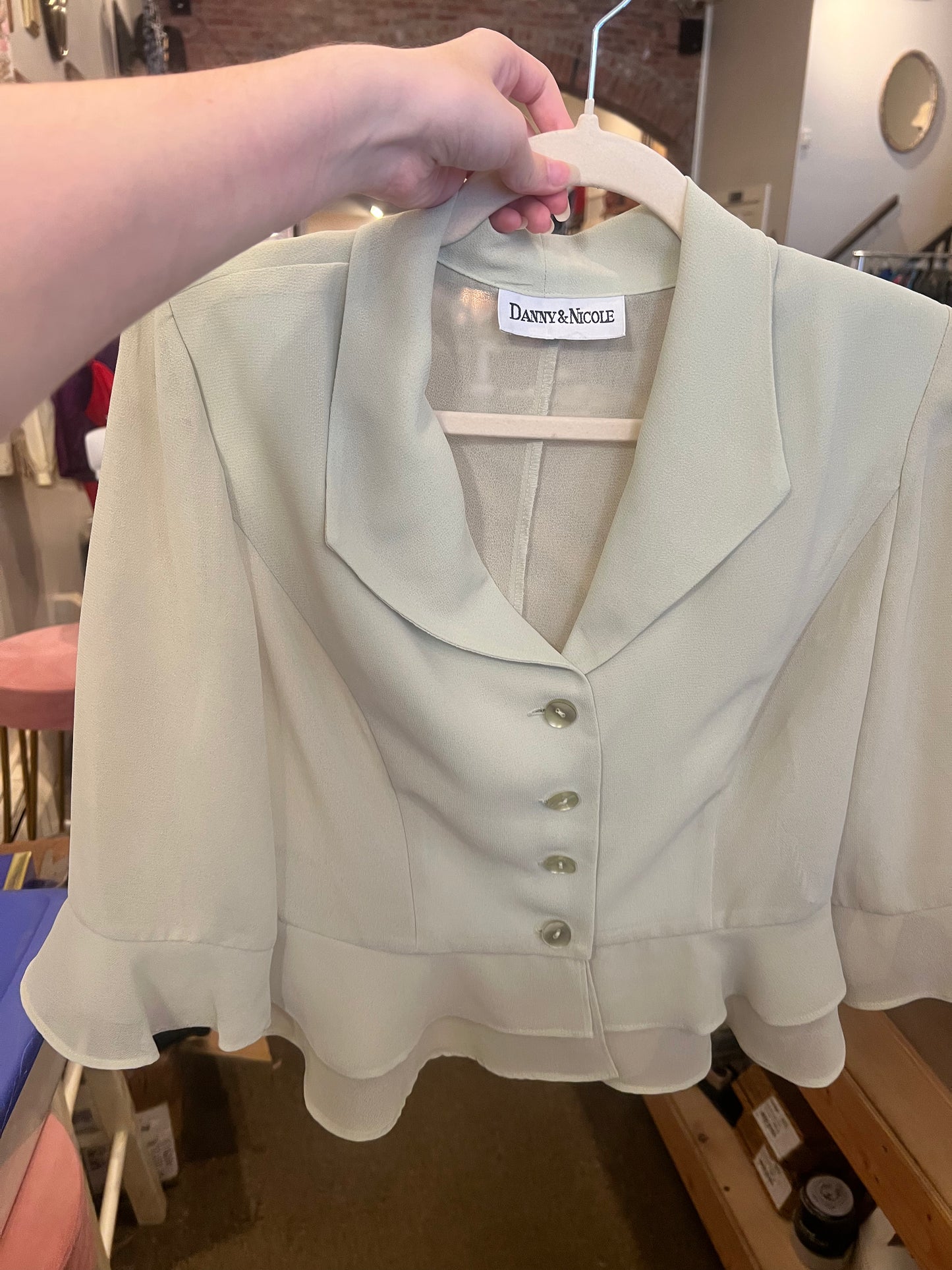 90s Danny & Nicole Blazer Top