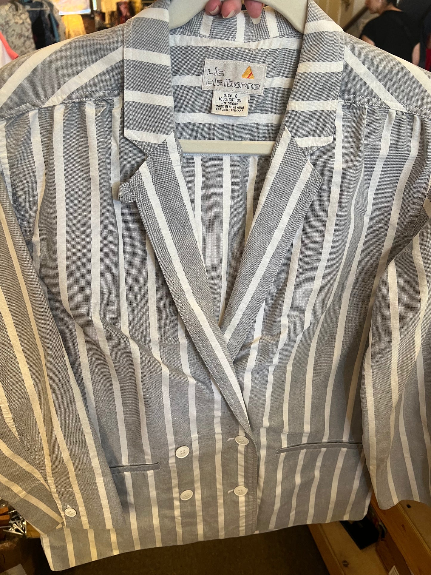 80s Liz Claiborne Striped Suit Set