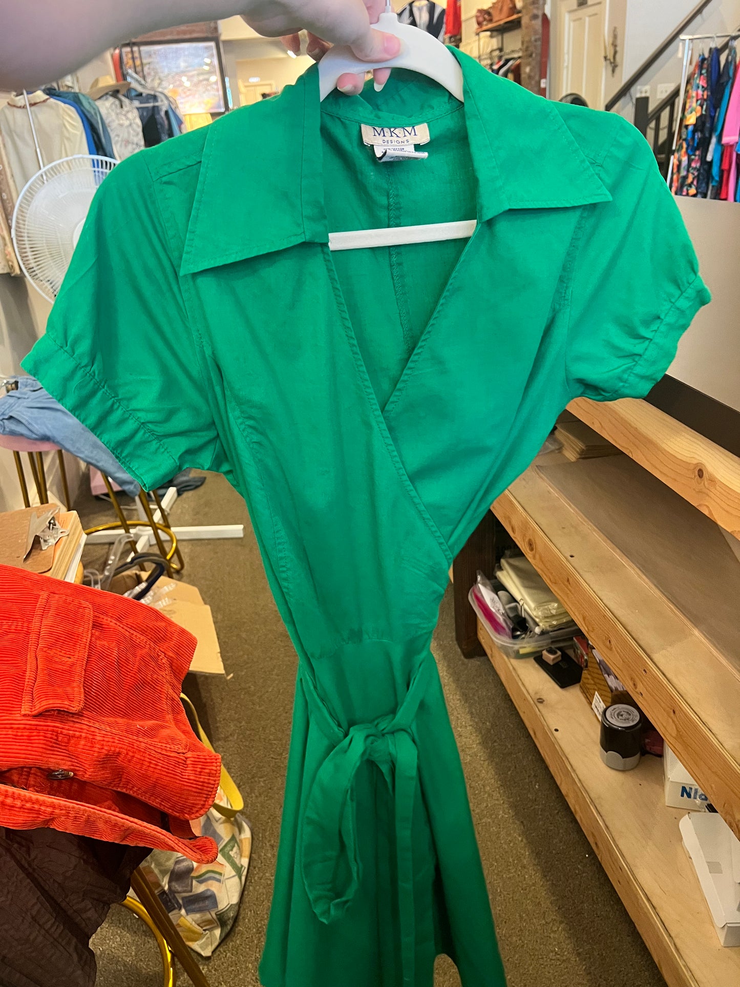 90s M.K.M Designs Wrap Dress