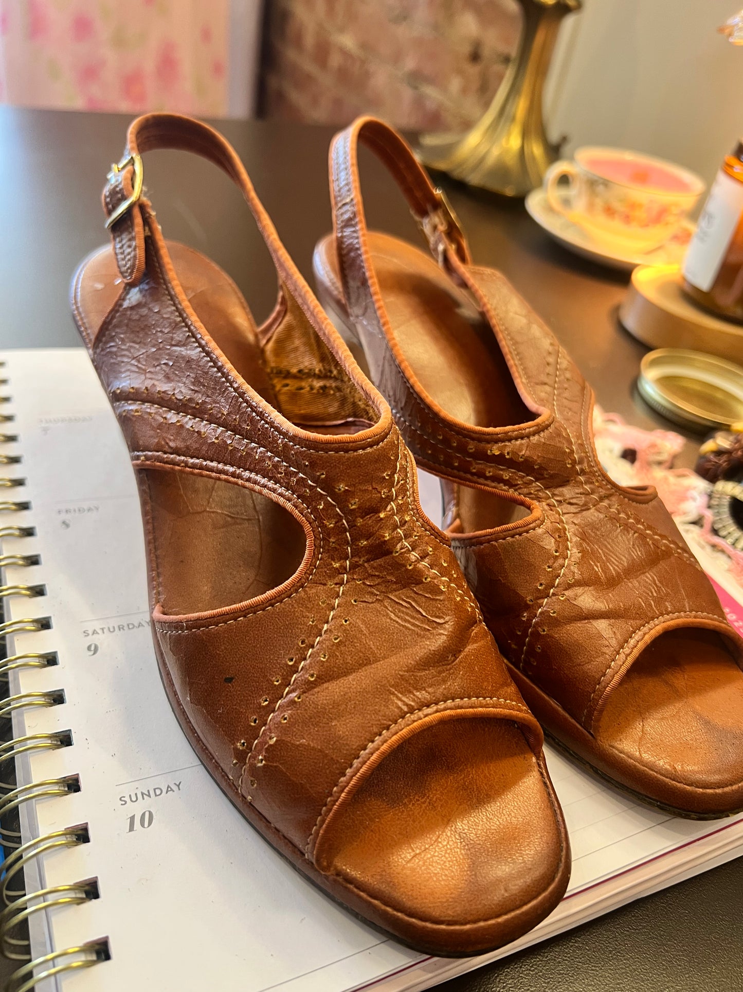 Vintage Leather Heels