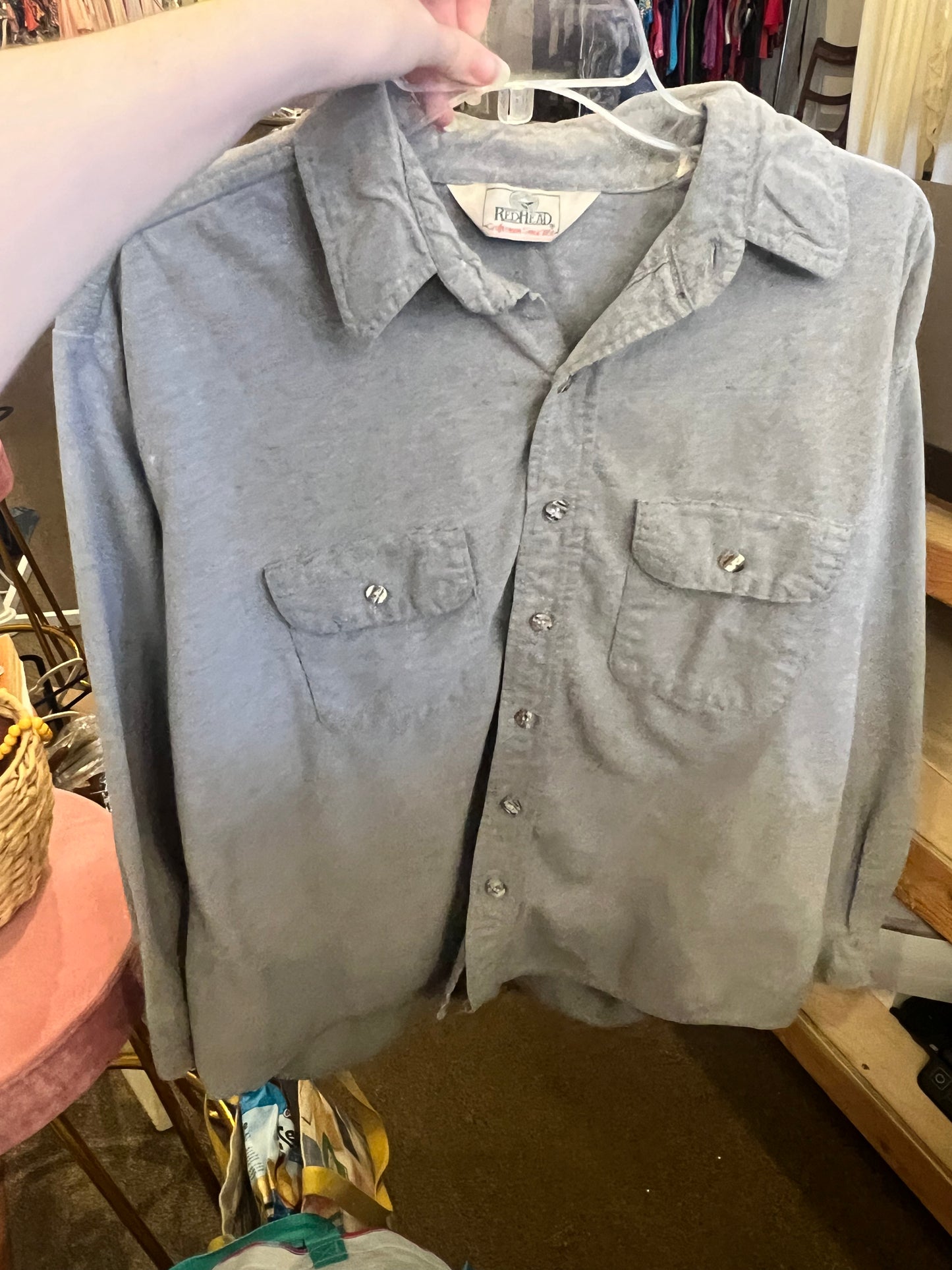 80s/90s RedHead Button Down Shirt