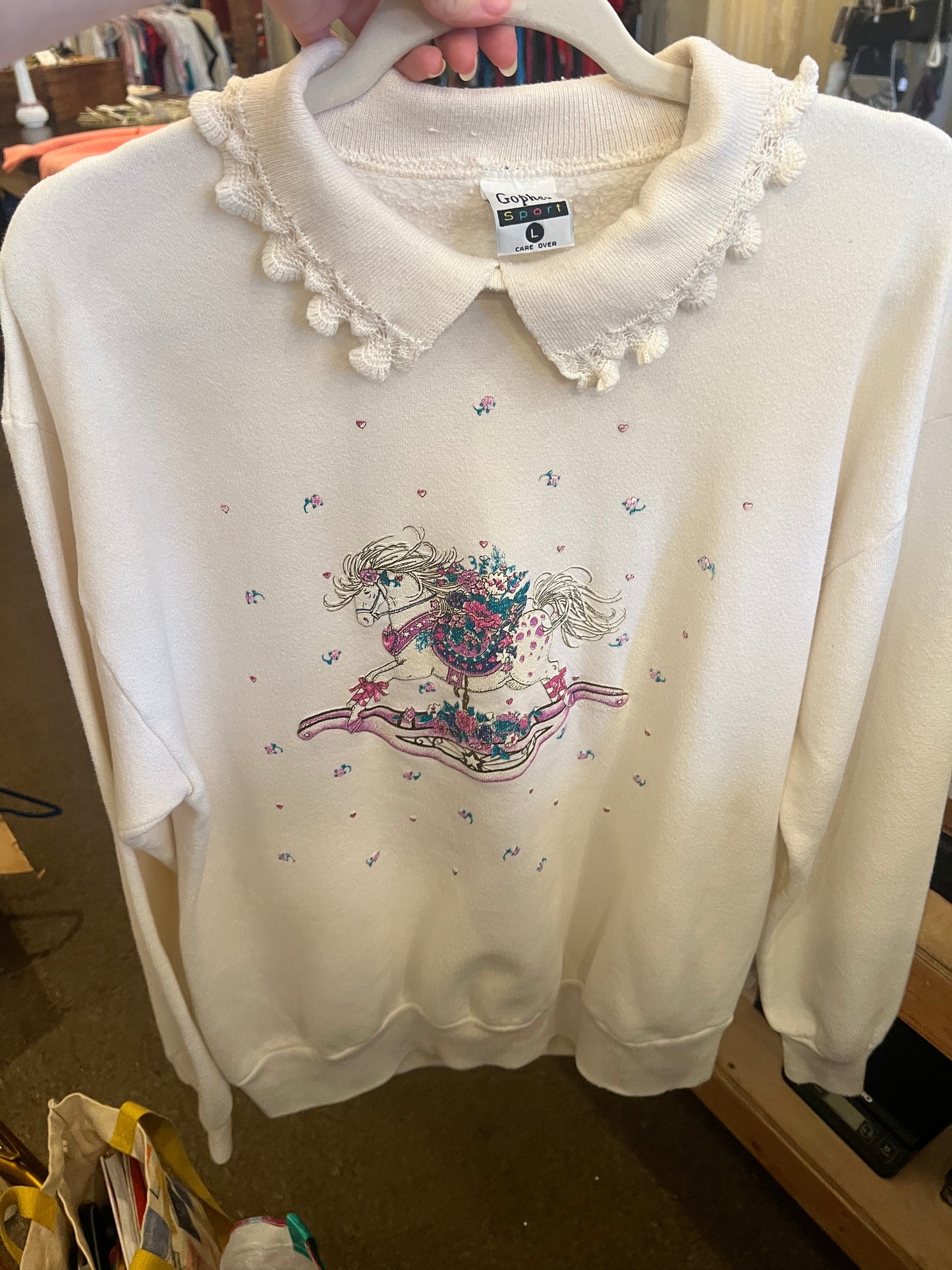 80s Gopher Sport Horse Sweatshirt