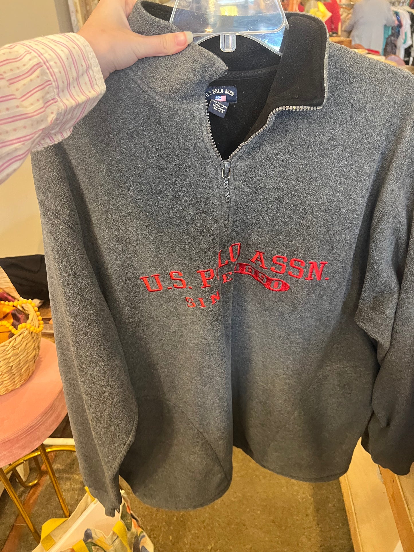 90s Polo Assn Half Zip Sweatshirt