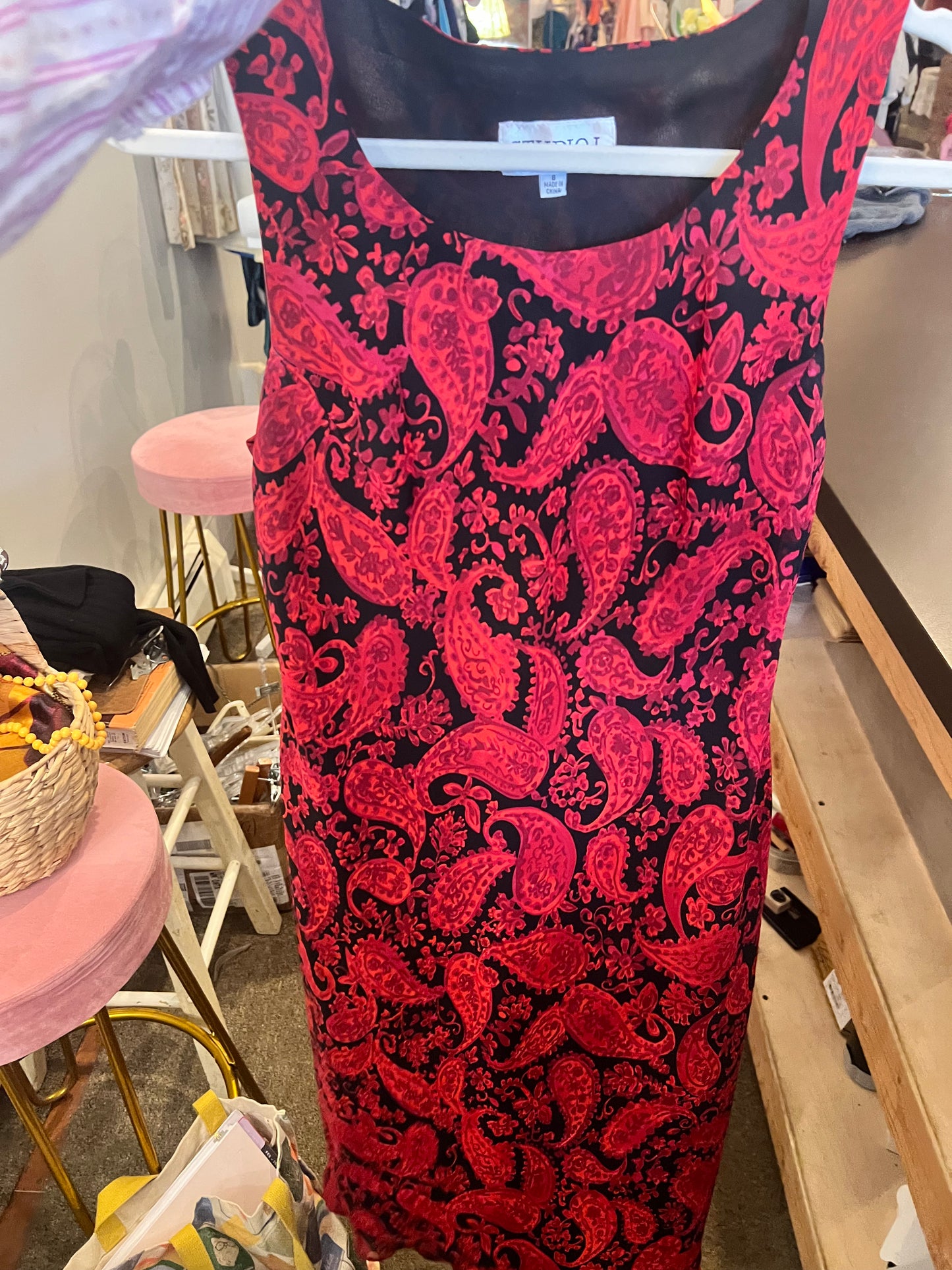 90s Studio I Paisley Print Dress
