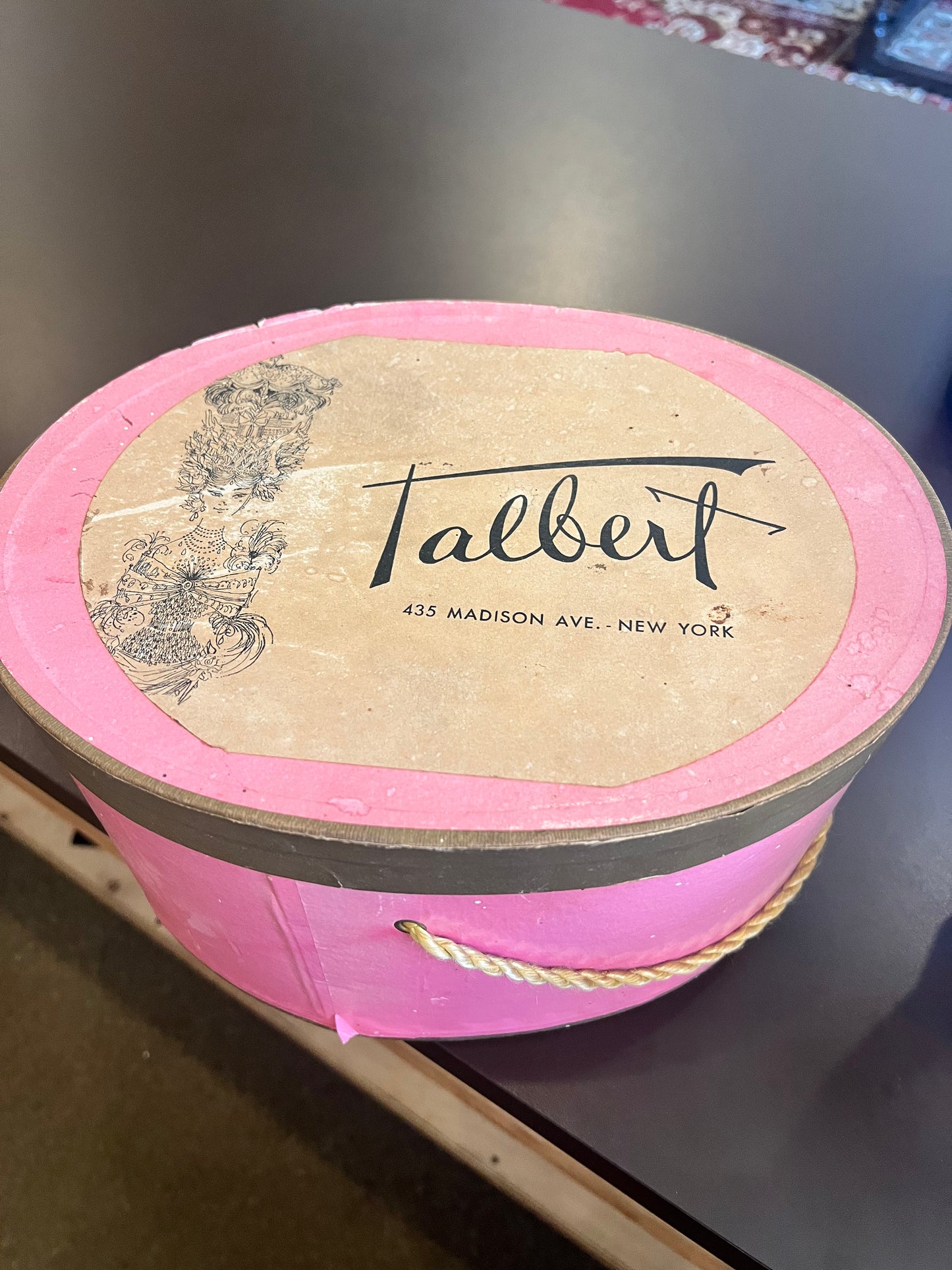 Vintage Talbert Hat Box