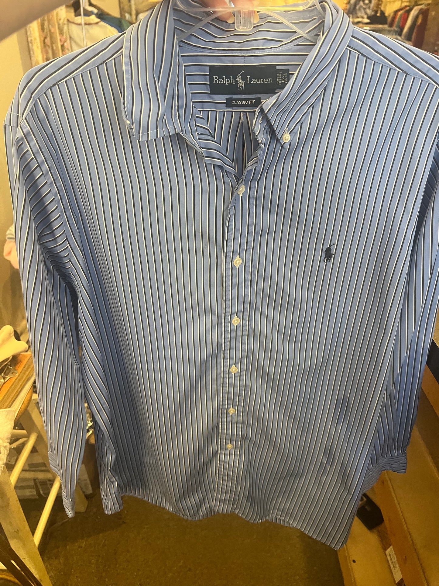 90s Ralph Lauren Striped Button Down Shirt