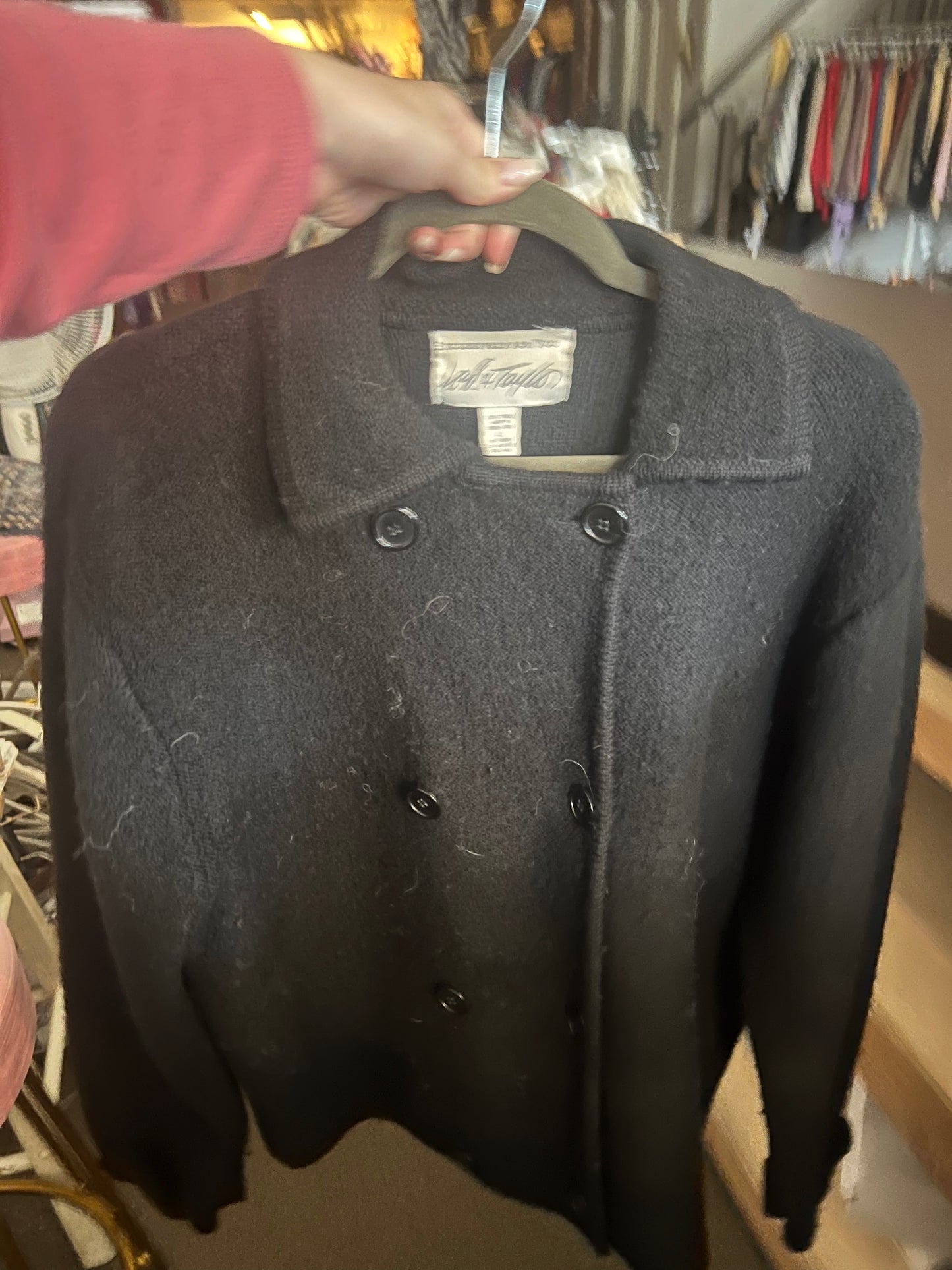 90s Lord & Taylor Wool Coat