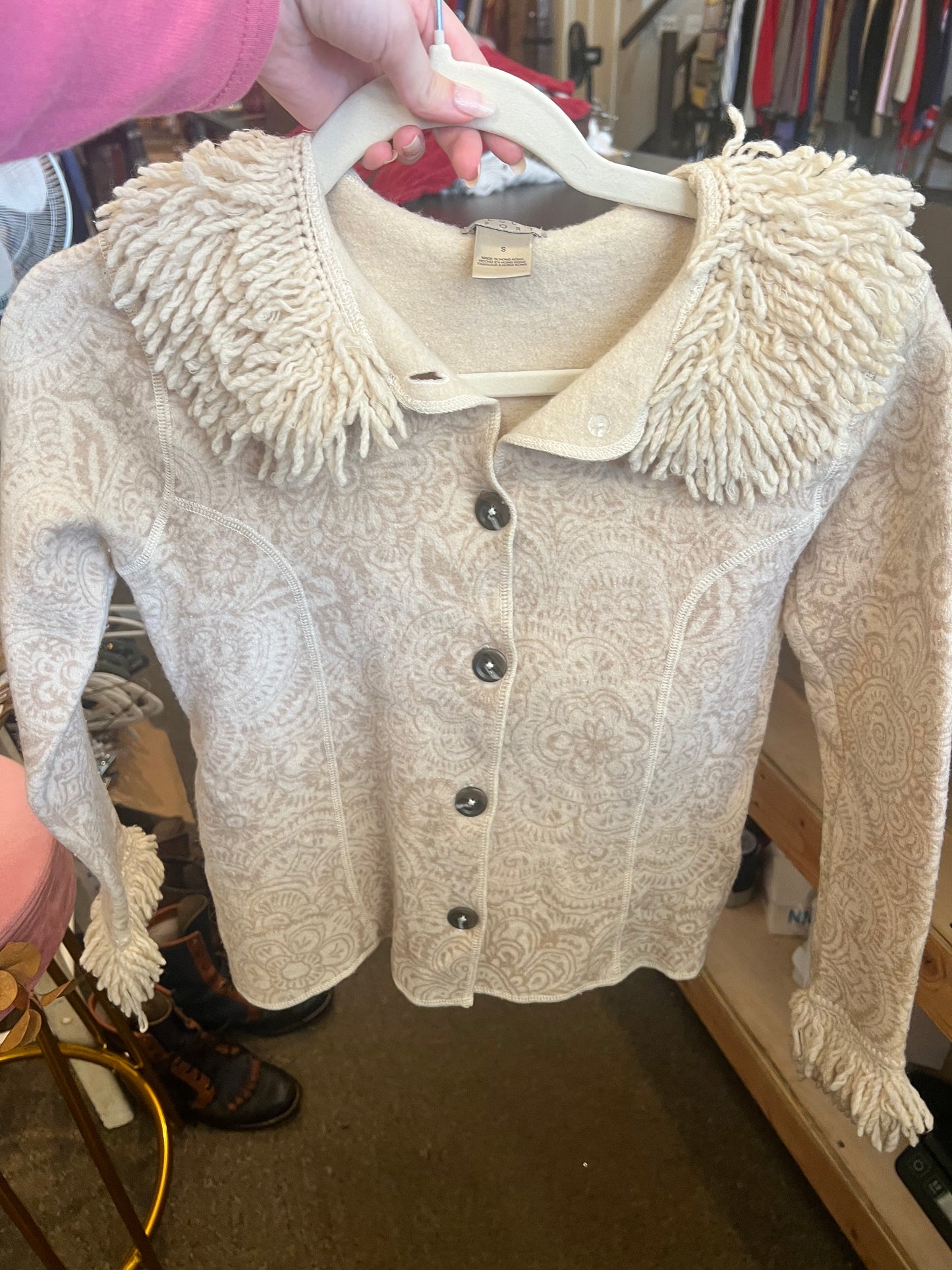 90s/2000s Sigrid Olsen Wool Sweater Jacket