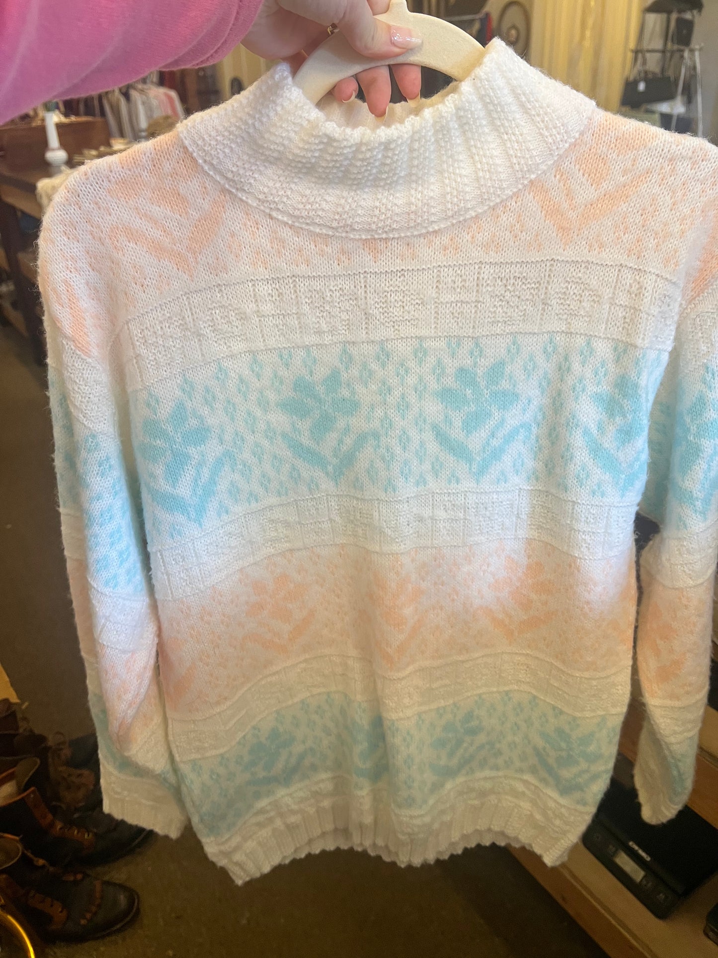 90s Spunky Pastel Sweater