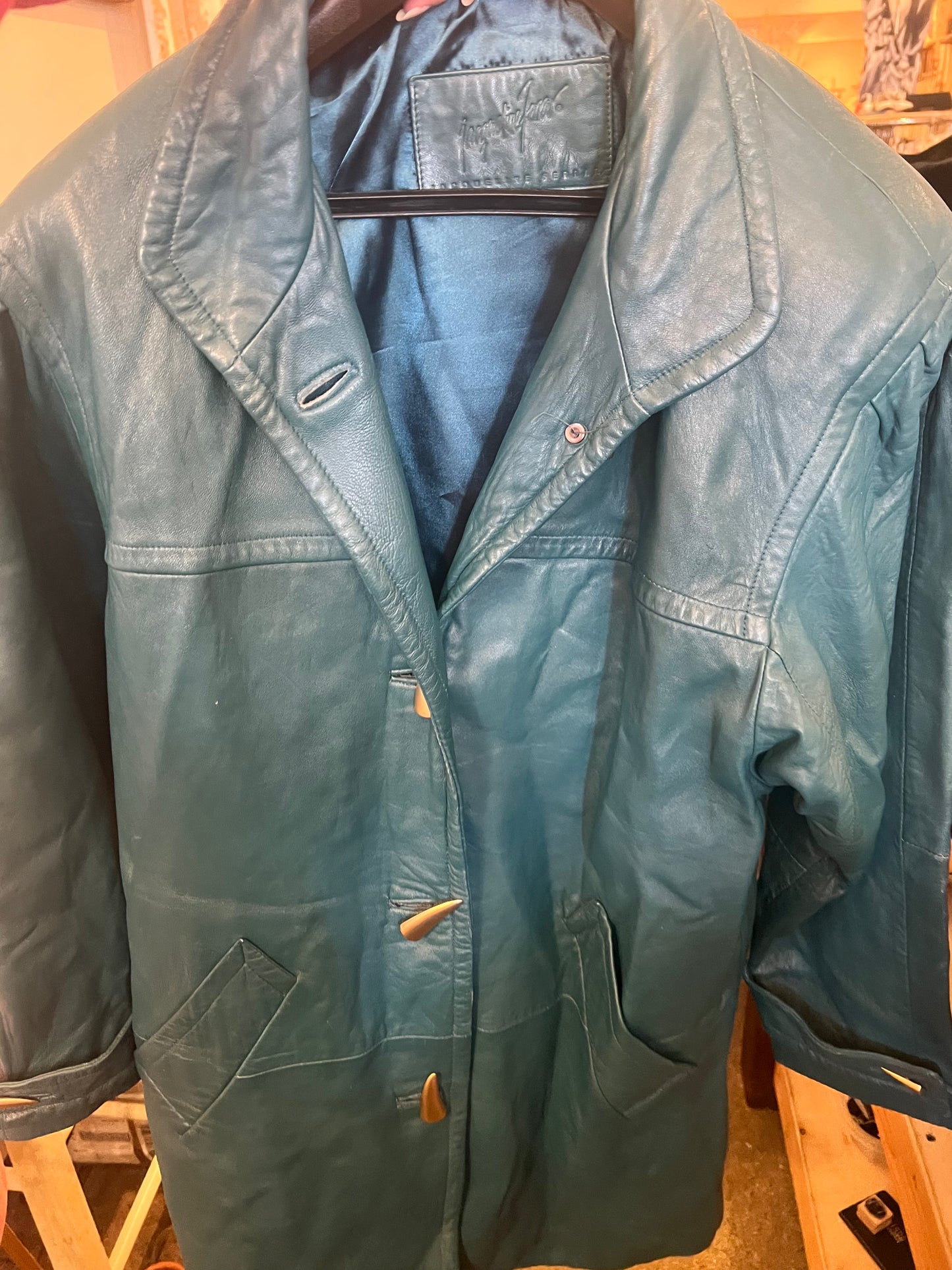 90s Jacqueline Ferrar Leather Jacket