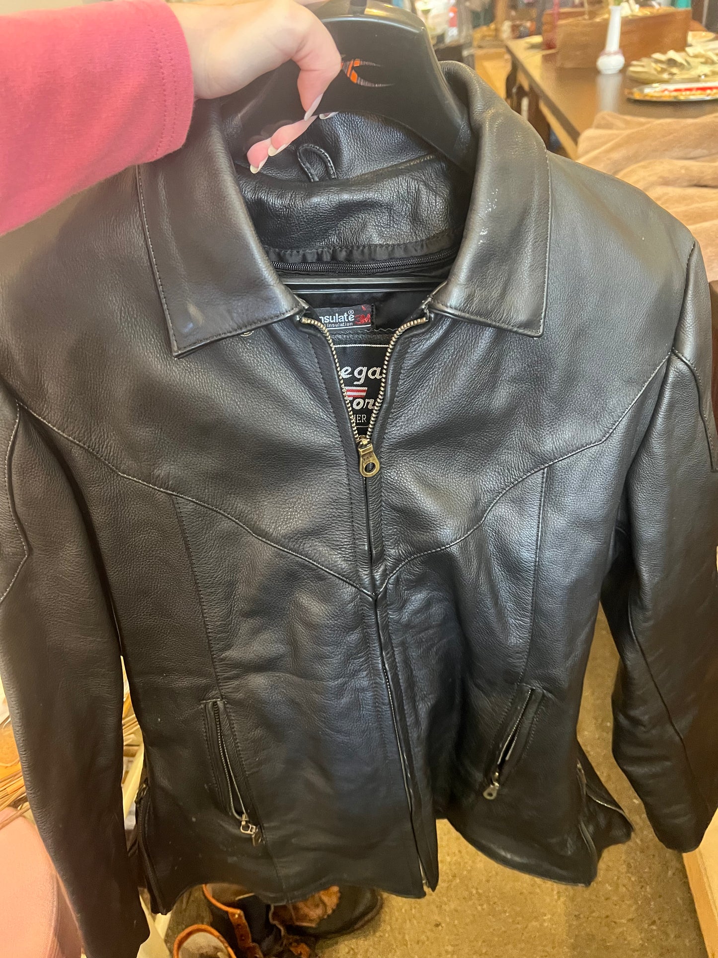 70s/80s Mega Force Leather Jacket