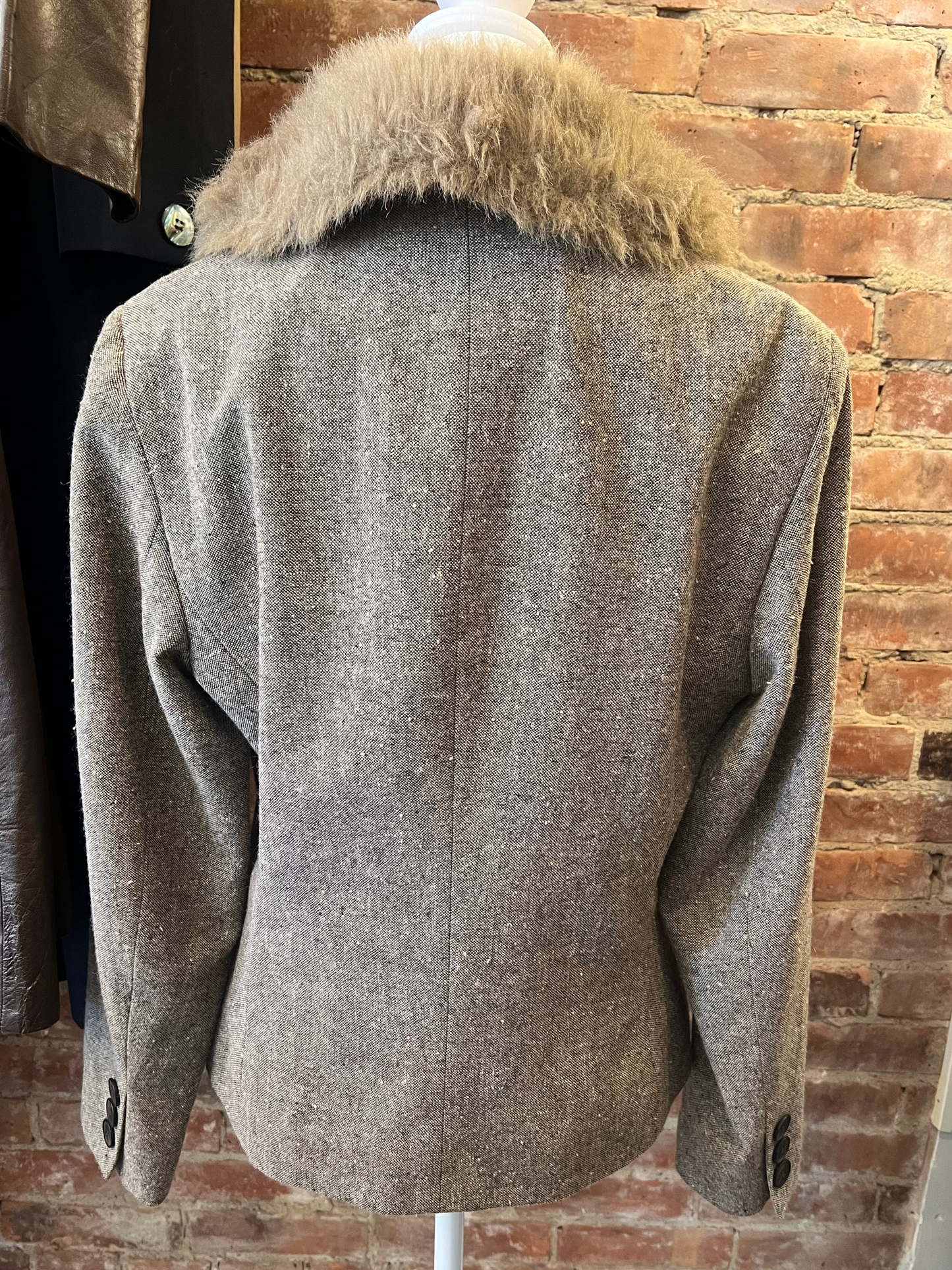 2000s Norton McNaughton Fur Collar Blazer
