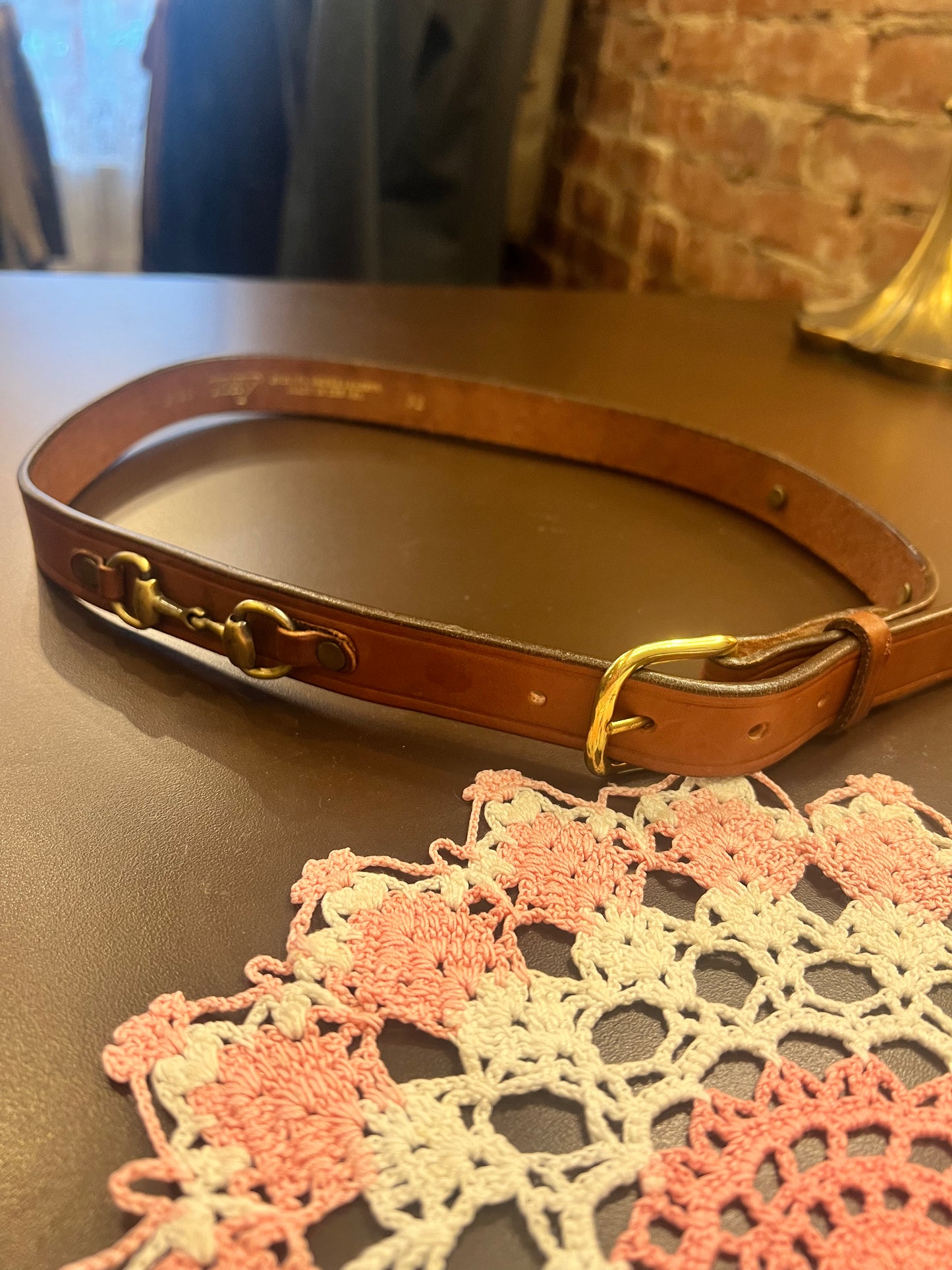 Vintage Tory Leather Belt