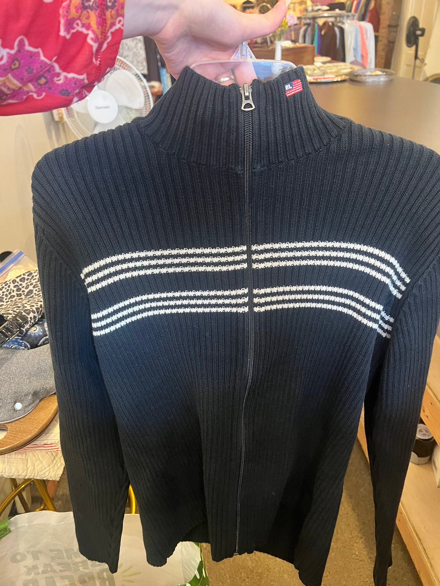 90s Polo Ralph Lauren Zip Up Sweater