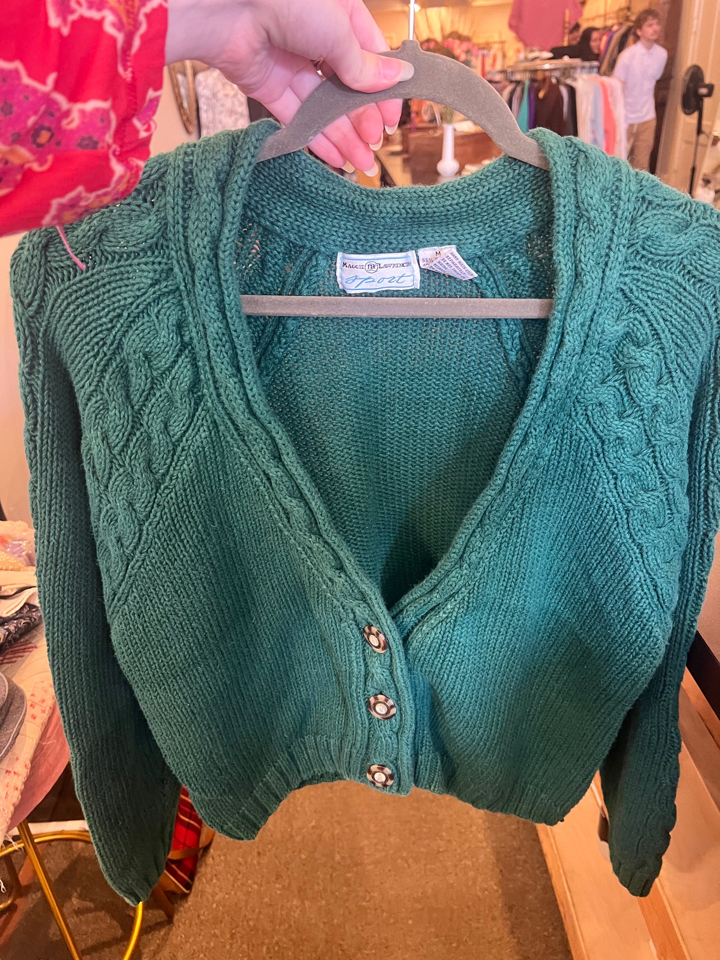 90s Maggie Lawrence Sport Cardigan