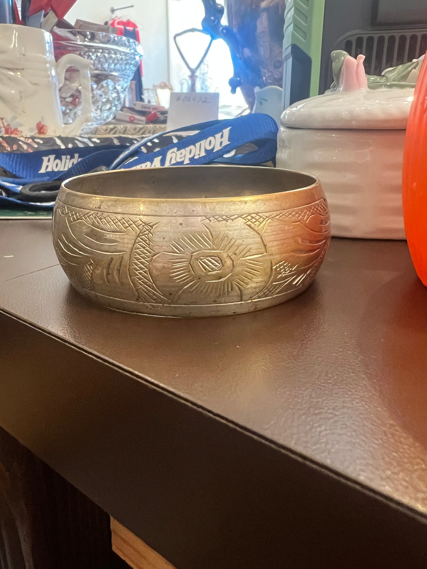Vintage Etched Bangle